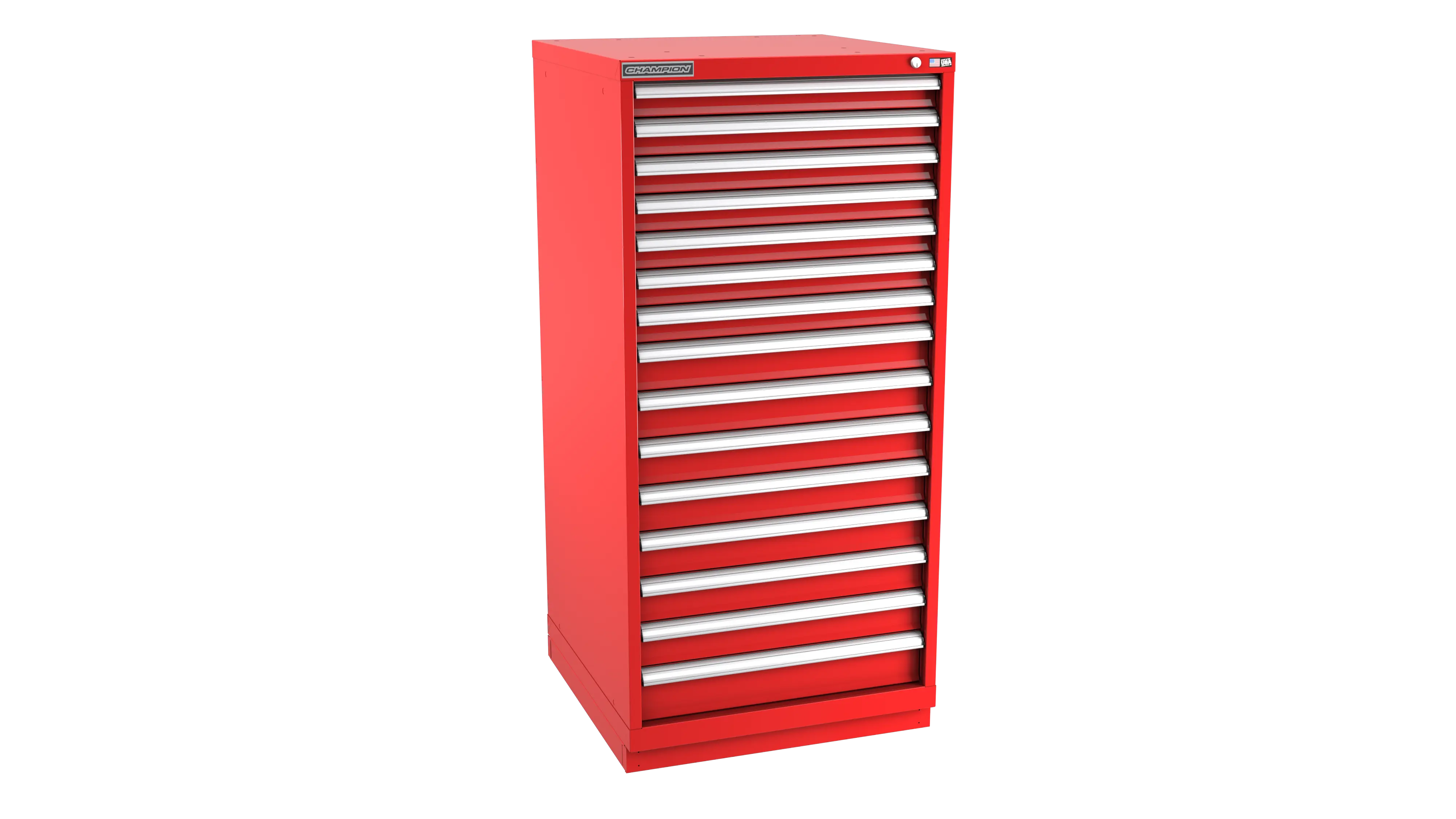 Champion Tool 15-Drawer Modular Cabinet, 28-1/4 W x 59-1/2 H x 28-1/2 D in - CM SW2700-1501-ILC-FTB Champion Tool Storage