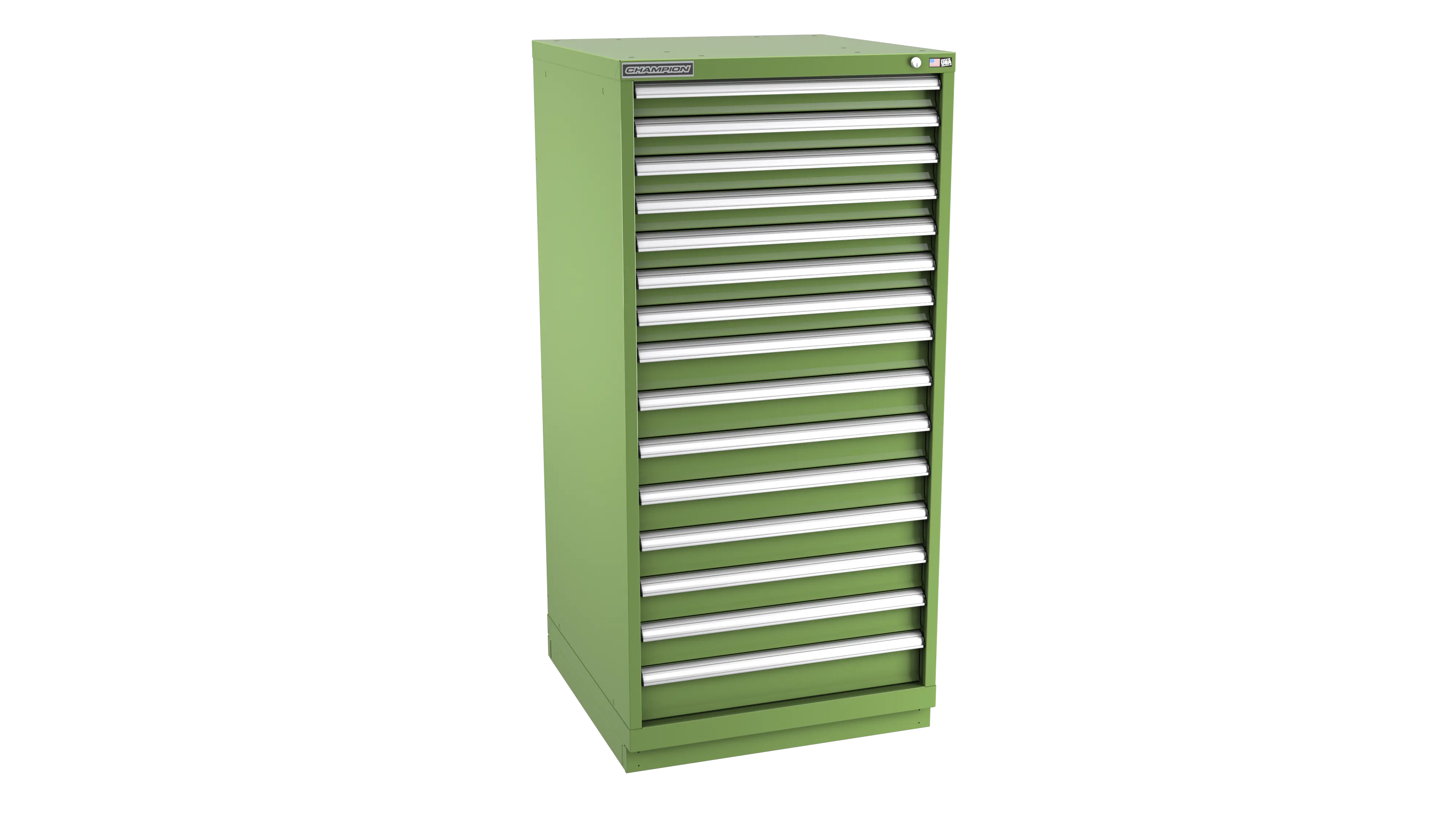 Champion Tool 15-Drawer Modular Cabinet, 28-1/4 W x 59-1/2 H x 28-1/2 D in - CM SW2700-1501-ILC-FTB Champion Tool Storage