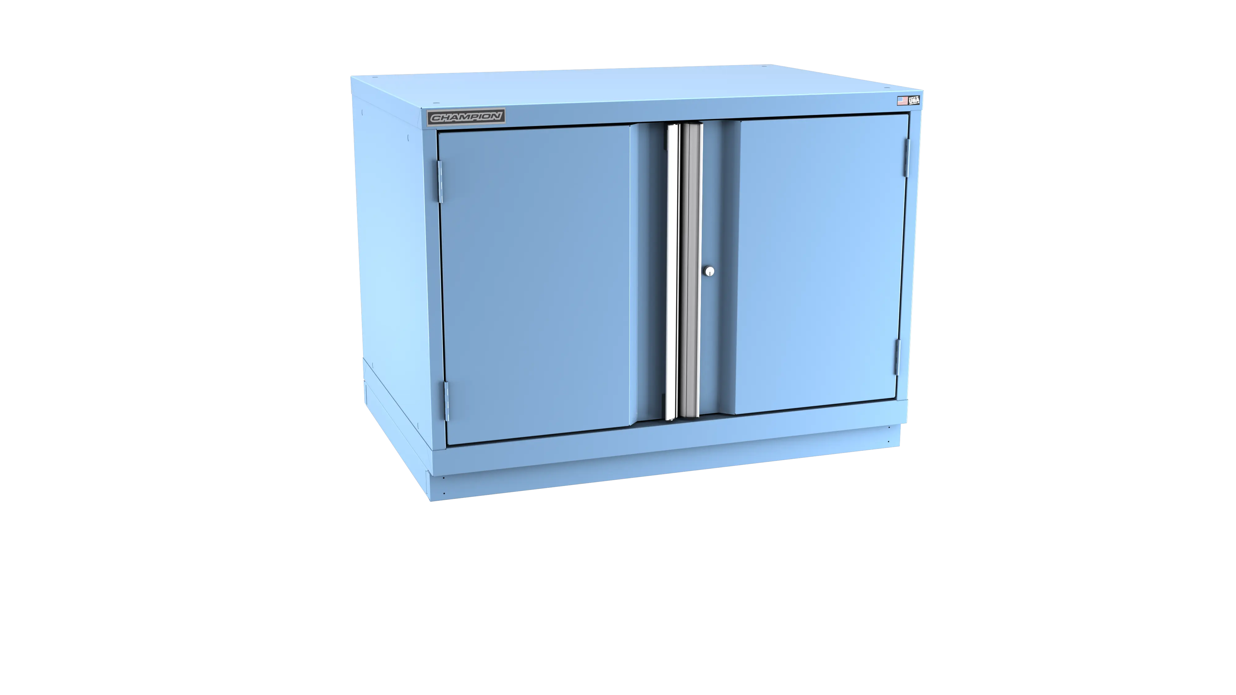 Champion Tool 2-Door Modular Cabinet, 40-1/4 W x 29-7/8 H x 22-1/2 D in - CM SWPS1200-2FDIL-FTB Champion Tool Storage
