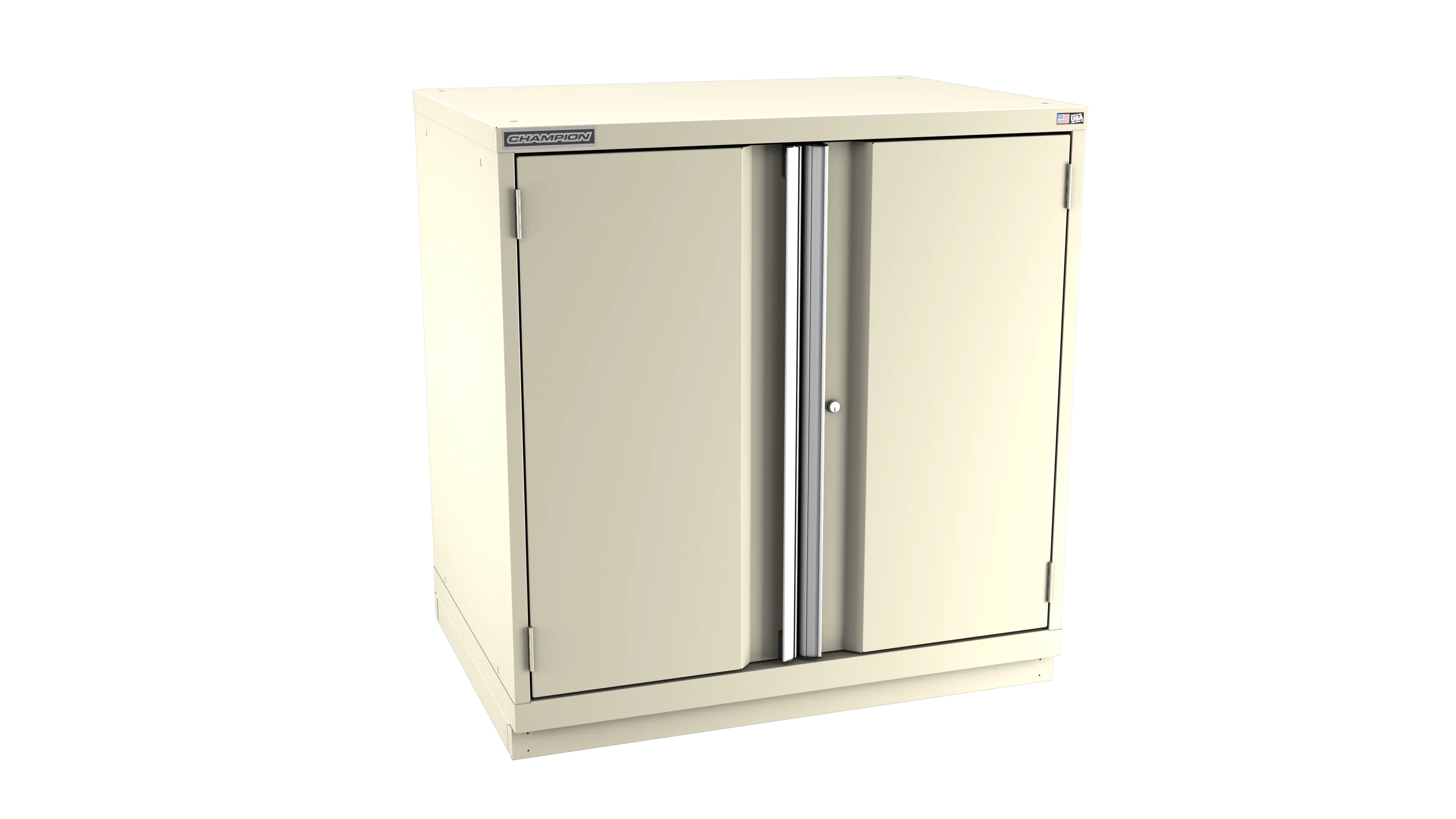 Champion Tool 2-Door Modular Cabinet, 40-1/4 W x 41-3/4 H x 22-1/2 D in - CM SWPS1800-2FDIL-FTB Champion Tool Storage