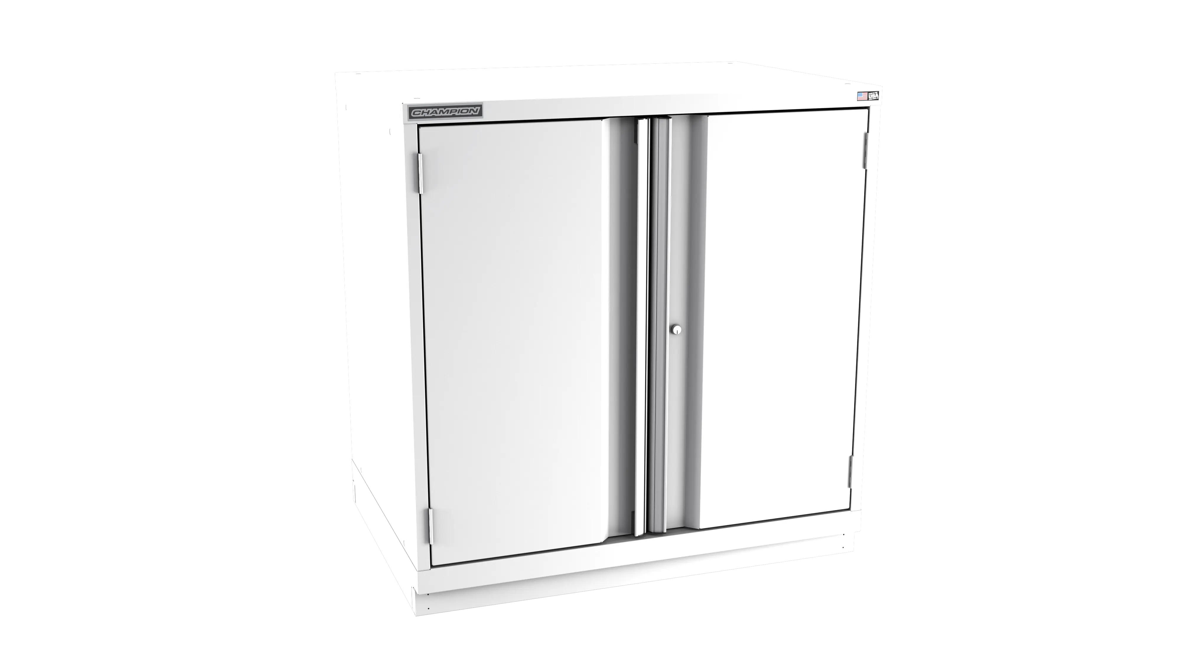 Champion Tool 2-Door Modular Cabinet, 40-1/4 W x 41-3/4 H x 22-1/2 D in - CM SWPS1800-2FDIL-FTB Champion Tool Storage