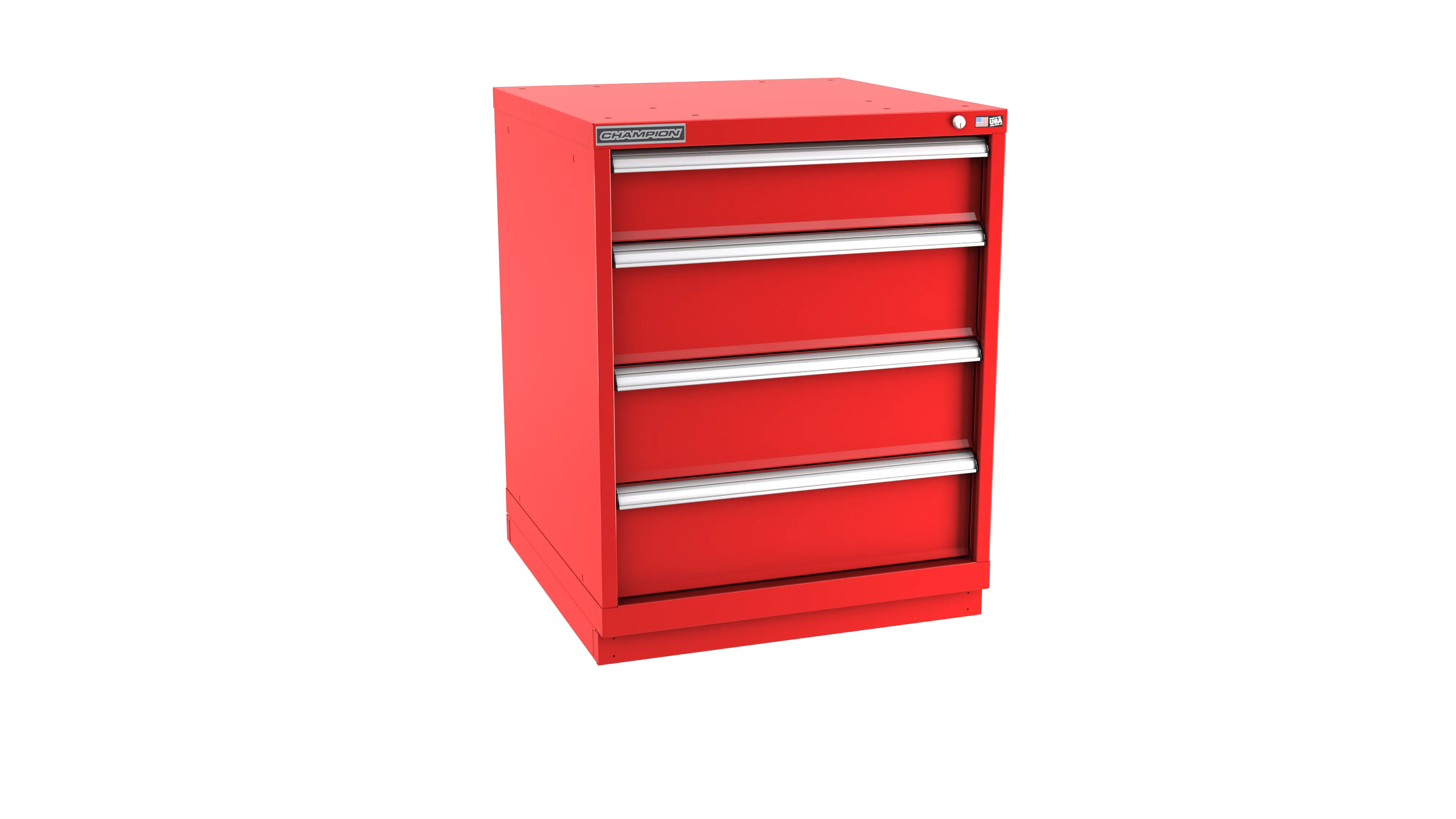 Champion Tool 4-Drawer Modular Cabinet, 28-1/4 W x 35-7/8 H x 22-1/2 D in - CM SWS1500-0401-ILC-FTB Champion Tool Storage