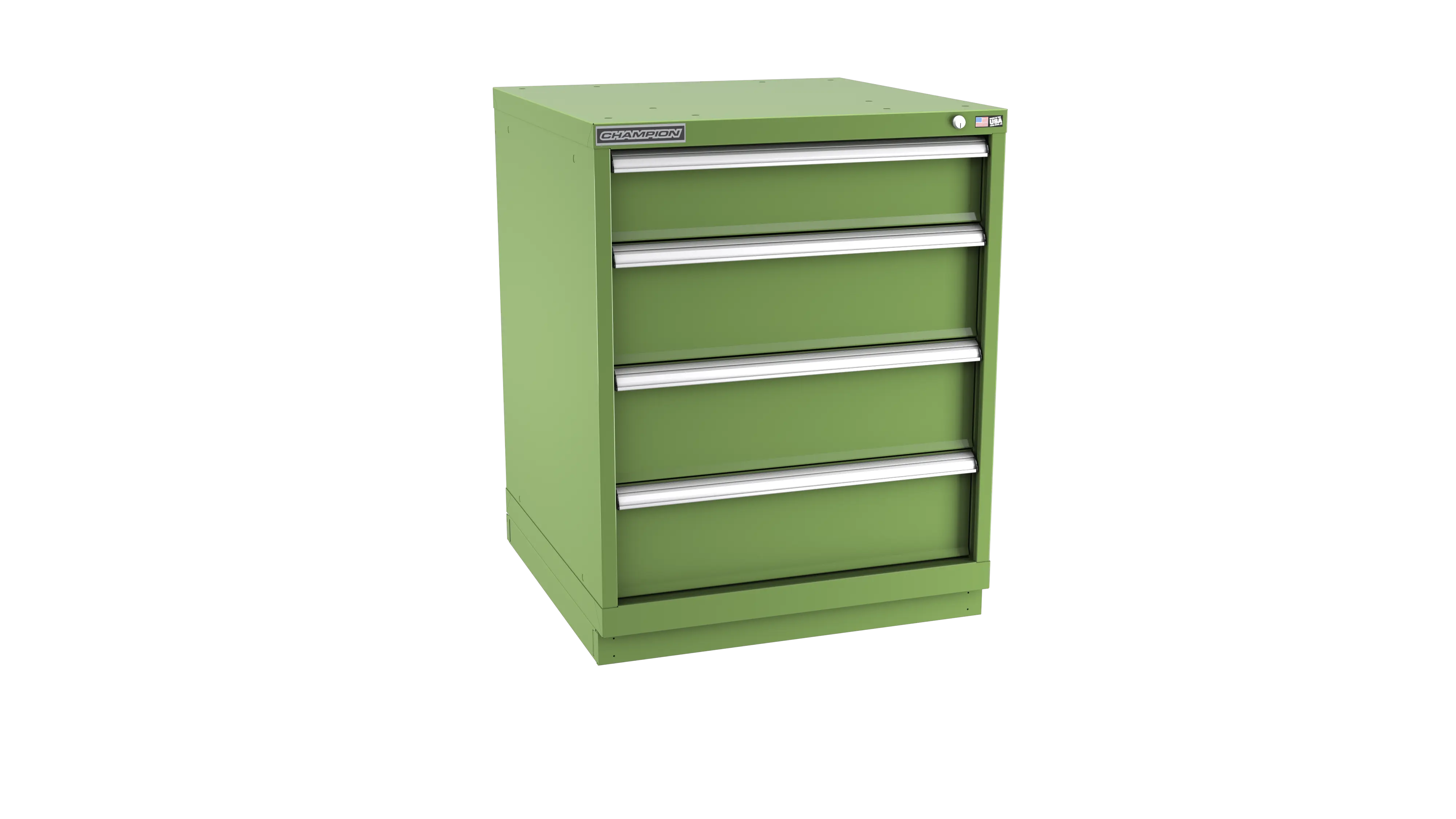 Champion Tool 4-Drawer Modular Cabinet, 28-1/4 W x 35-7/8 H x 22-1/2 D in - CM SWS1500-0401-ILC-FTB Champion Tool Storage
