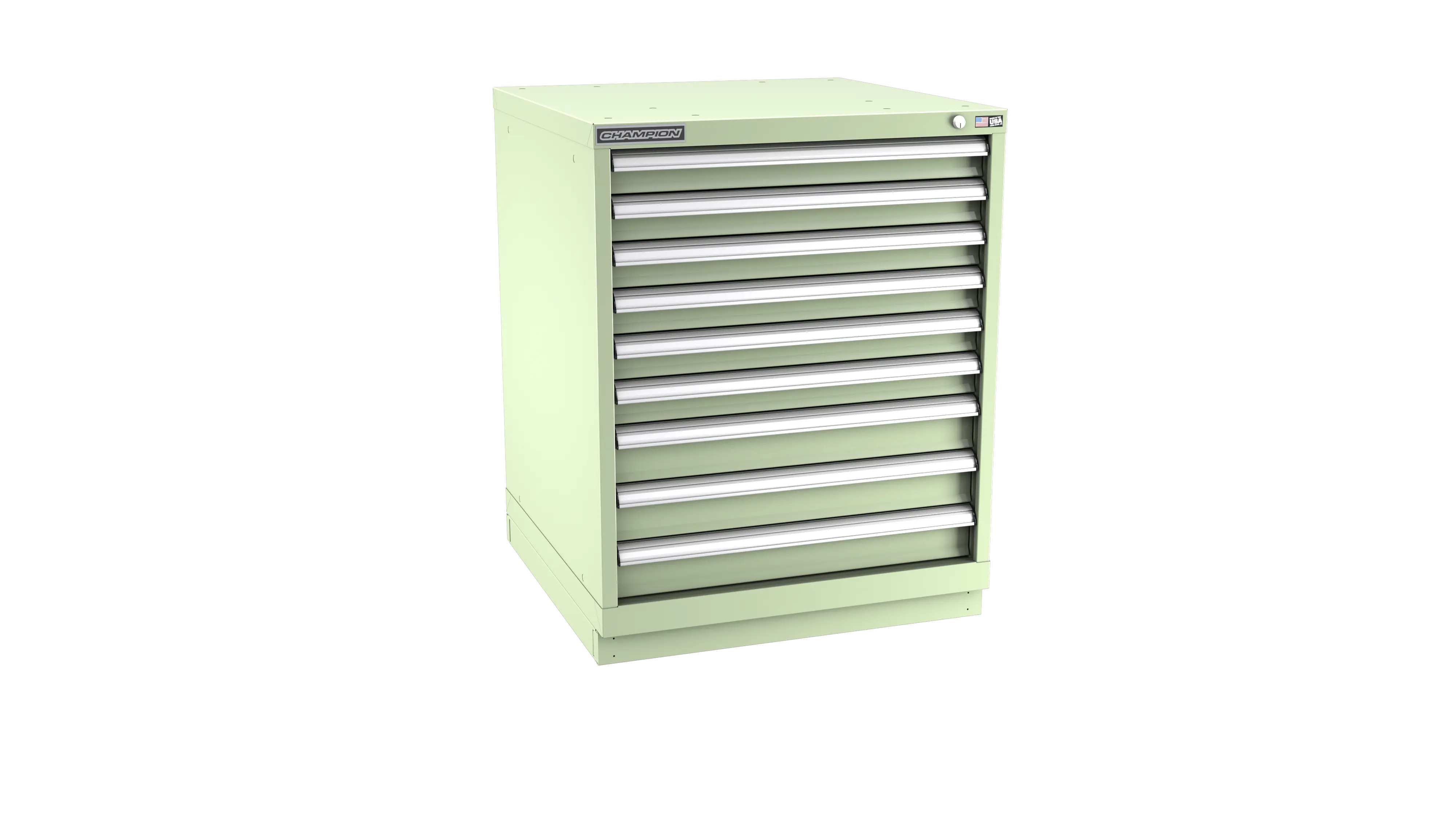 Champion Tool 9-Drawer Modular Cabinet, 28-1/4 W x 35-7/8 H x 22-1/2 D in - CM SWS1500-0901-ILC-FTB Champion Tool Storage