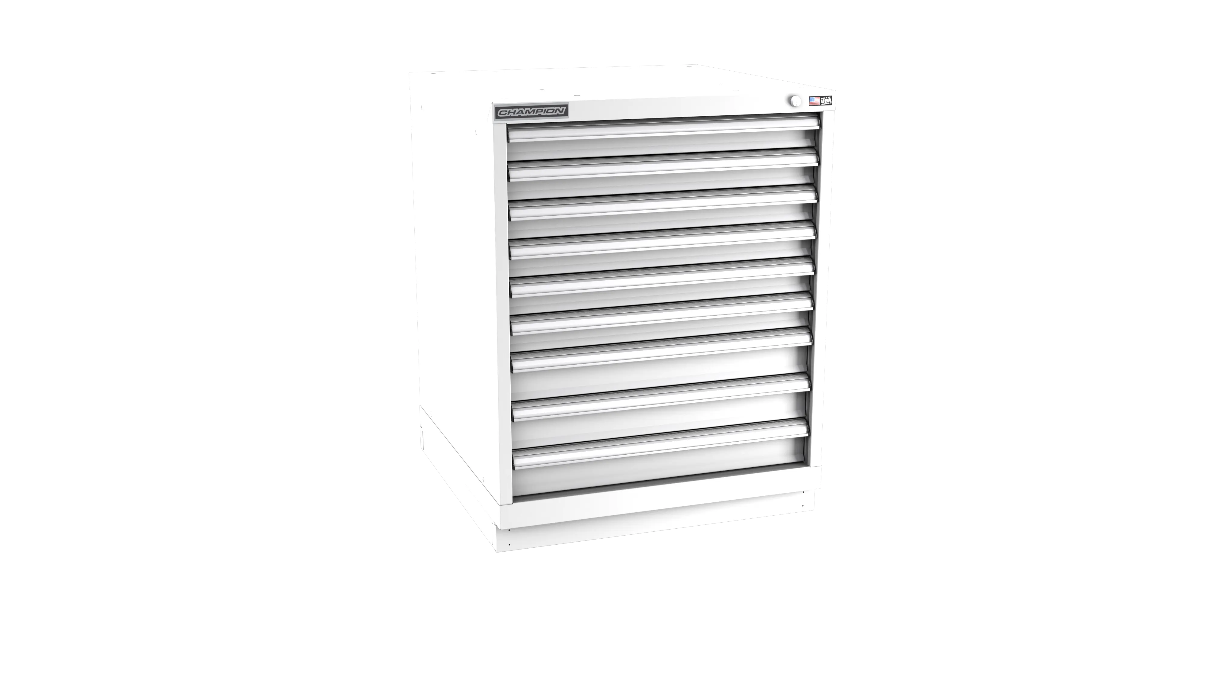Champion Tool 9-Drawer Modular Cabinet, 28-1/4 W x 35-7/8 H x 22-1/2 D in - CM SWS1500-0901-ILC-FTB Champion Tool Storage