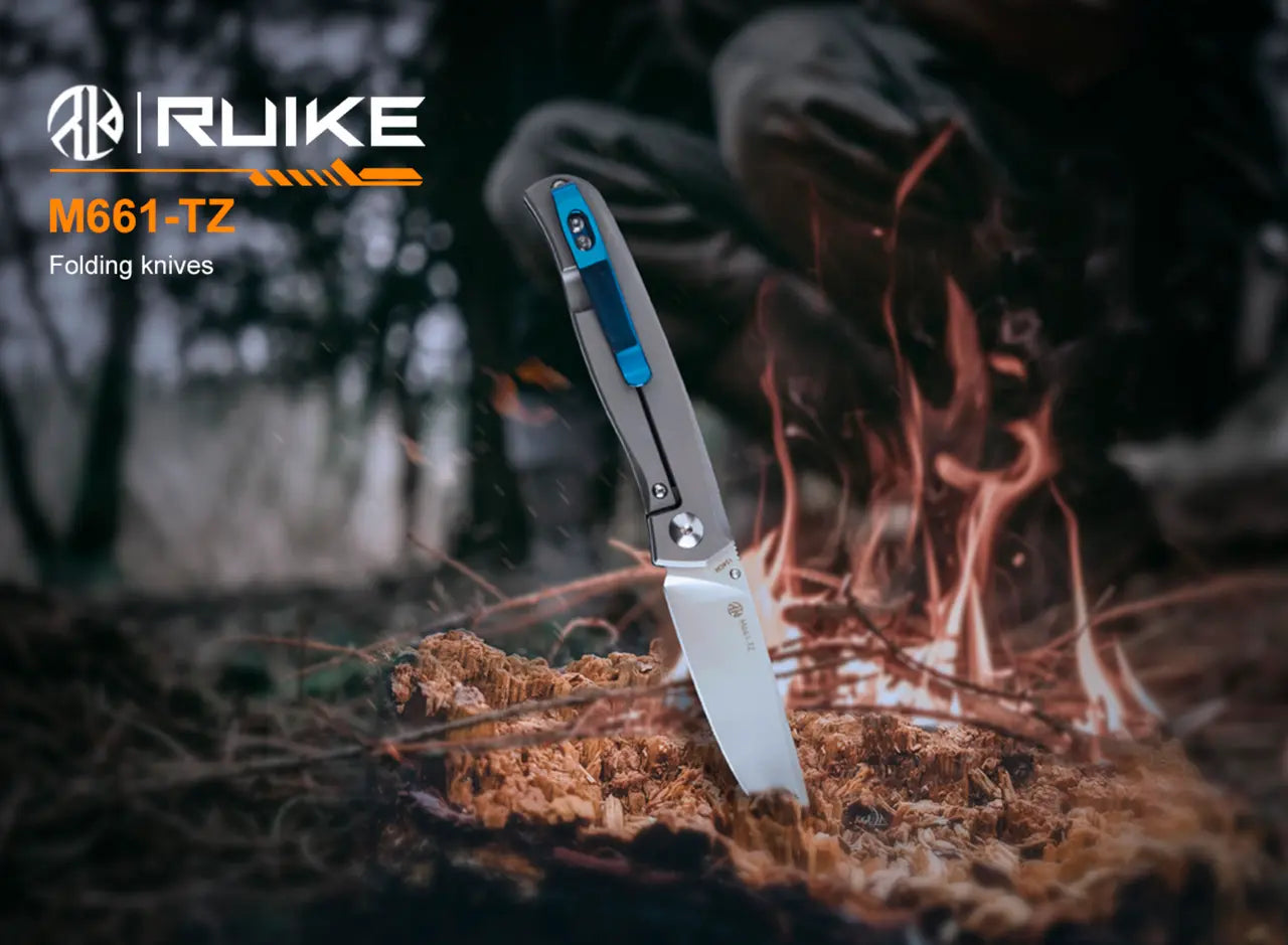 Fenix Ruike Framelock Folding Knife with Titanium Handle - F RK-M661-TZ Fenix