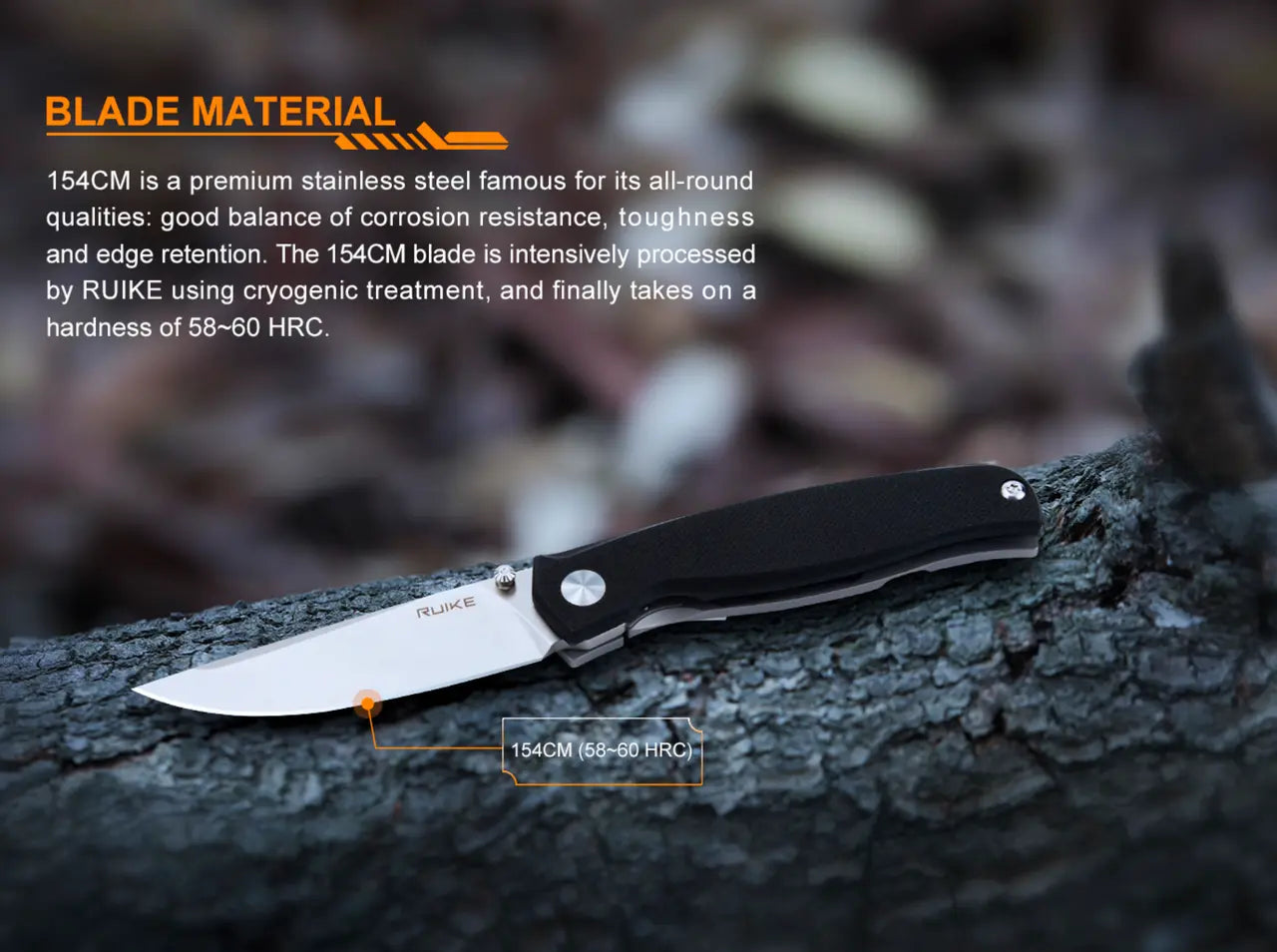 Fenix Ruike Framelock Folding Knife with Titanium Handle - F RK-M661-TZ Fenix
