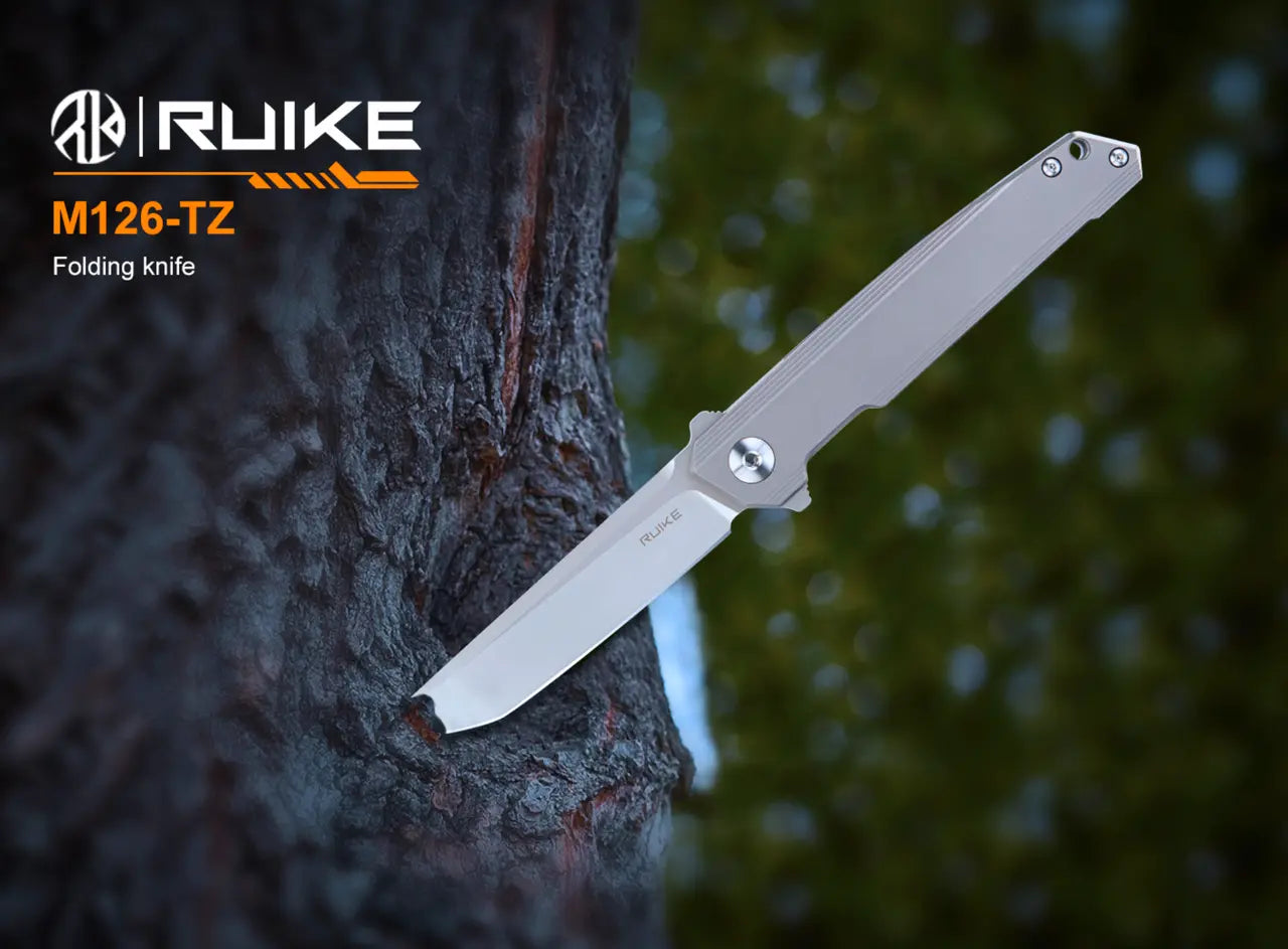 Fenix Ruike Folding Knife with Framelock Titanium Handle - F RK-M126TZ Fenix