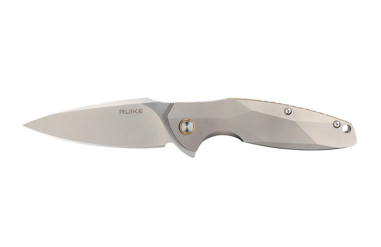 Fenix Ruike Folding Knife with Gray Titanium Handle - F RK-M105TZ Fenix