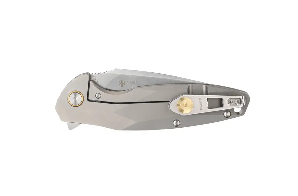 Fenix Ruike Folding Knife with Gray Titanium Handle - F RK-M105TZ Fenix