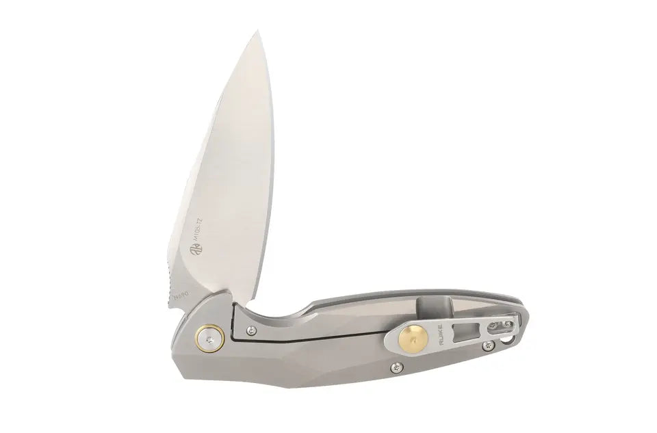 Fenix Ruike Folding Knife with Gray Titanium Handle - F RK-M105TZ Fenix