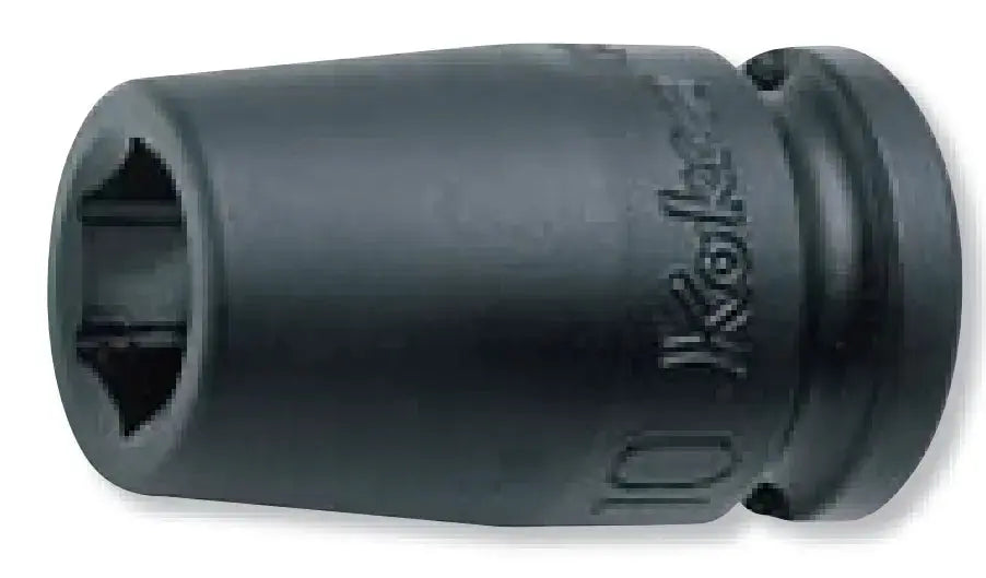 Ko-ken Tools 3/8 in Square Drive 6-Point SAE Standard Impact Socket, 11/32 - 13400A-11/32