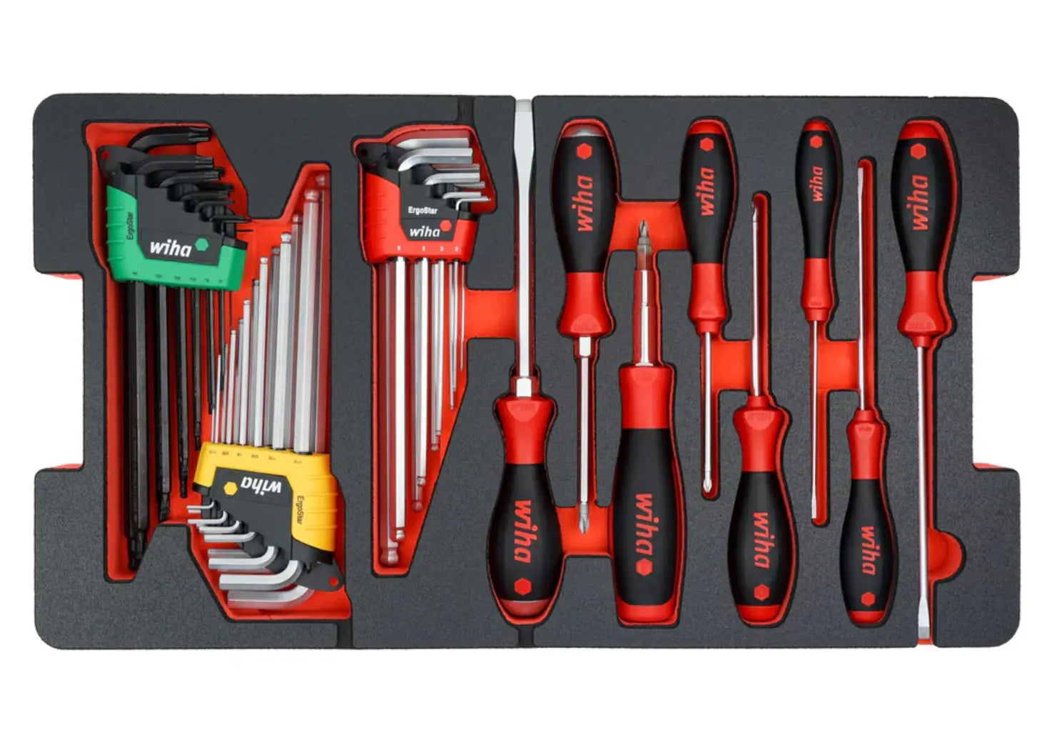 WIHA 194 Piece Premium Kit In Rolling Tool Box - 92100 Wiha