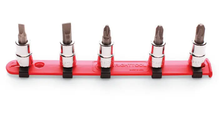Wright Tool 5 Piece 3/8 in Drive Screwdriver Bit Socket Set with Standard Bits - WT 306 Socket Set Wright Tool