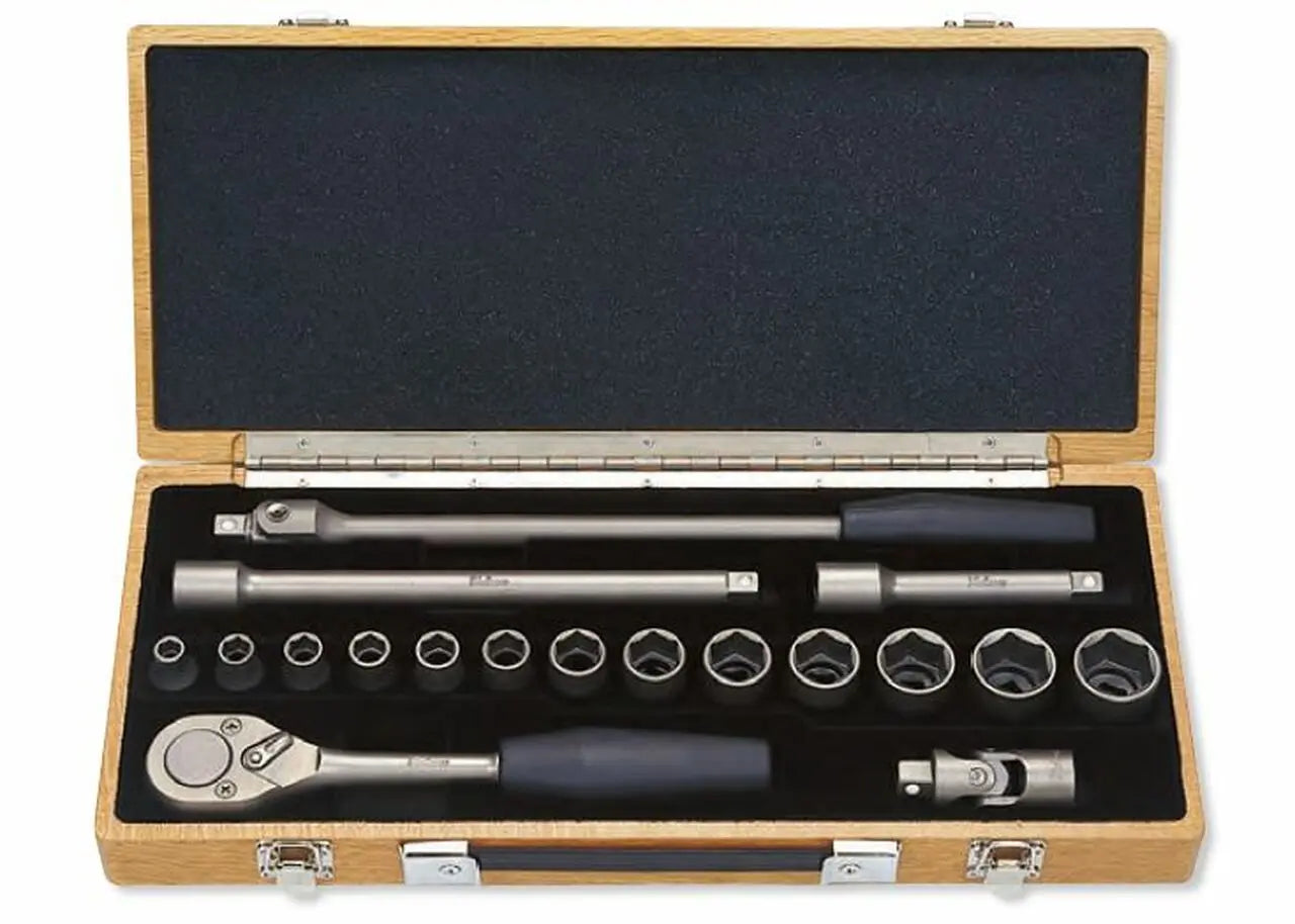 Ko-ken Tools Titanium Penta-Drive 18 Piece 6-Point Metric Socket set 8-27mm Ko-ken Tools