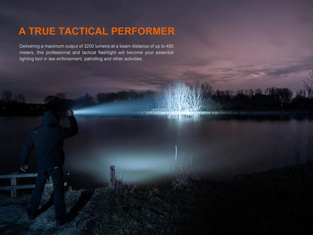 Fenix 3200 Lumen Tactical and Duty Flashlight - F FX-TK22R Fenix