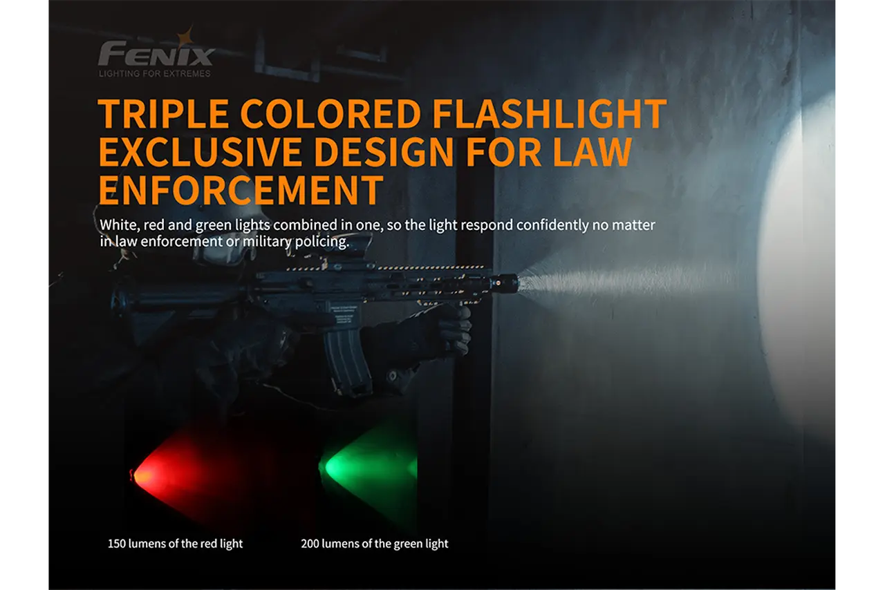 Fenix 1500 Lumen Tactical Rechargeable Flashlight - F FX-TK26R Fenix