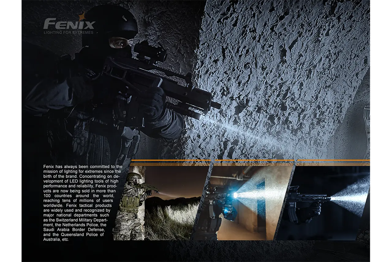 Fenix 3900 Foot Throw White Laser Flashlight - F FX-TK30 Fenix