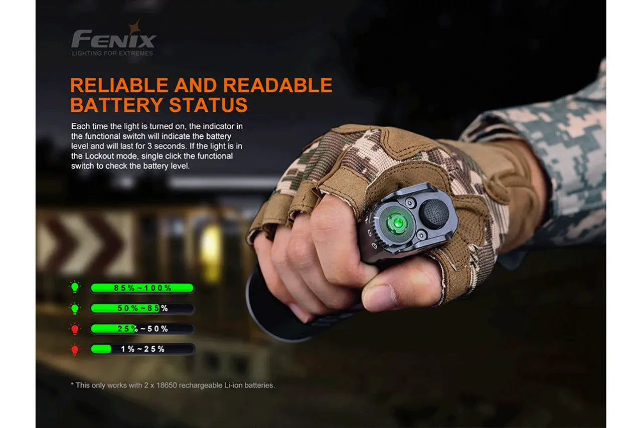 Fenix 5000 Lumen V2.0 Tactical Flashlight - F FX-TK35UEV2 Fenix