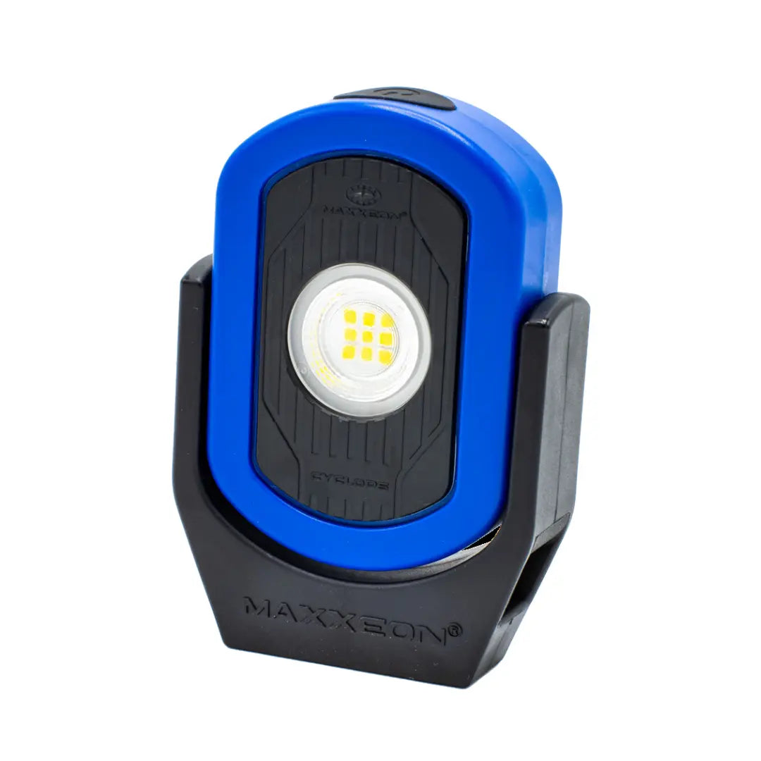 Maxxeon WorkStar 812 HiVis Blue, Cyclops USB LED Work Light Maxxeon