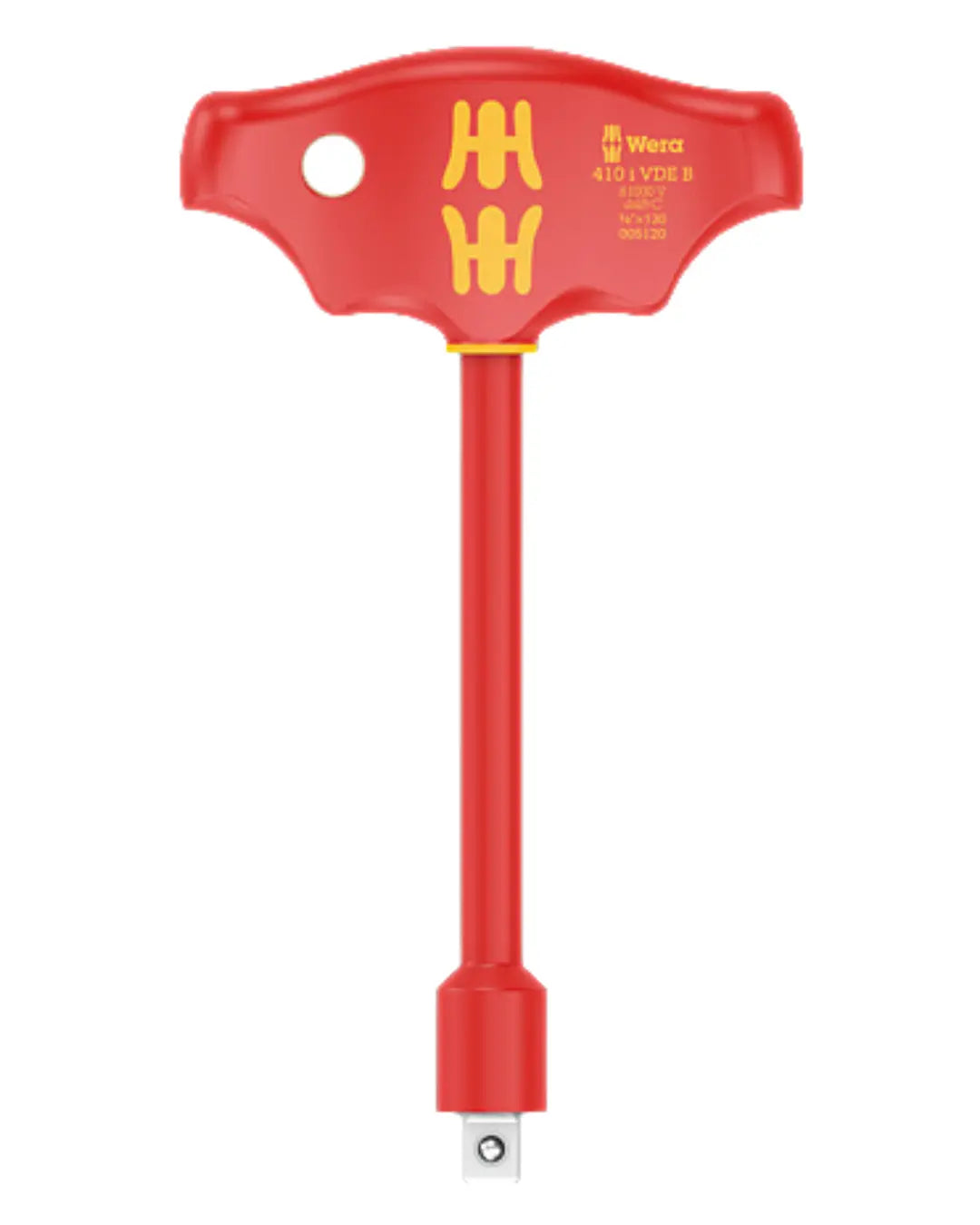 WERA 410 i VDE B VDE-insulated T-handle adapter screwdriver for 3/8" sockets - 05005120001 Wera