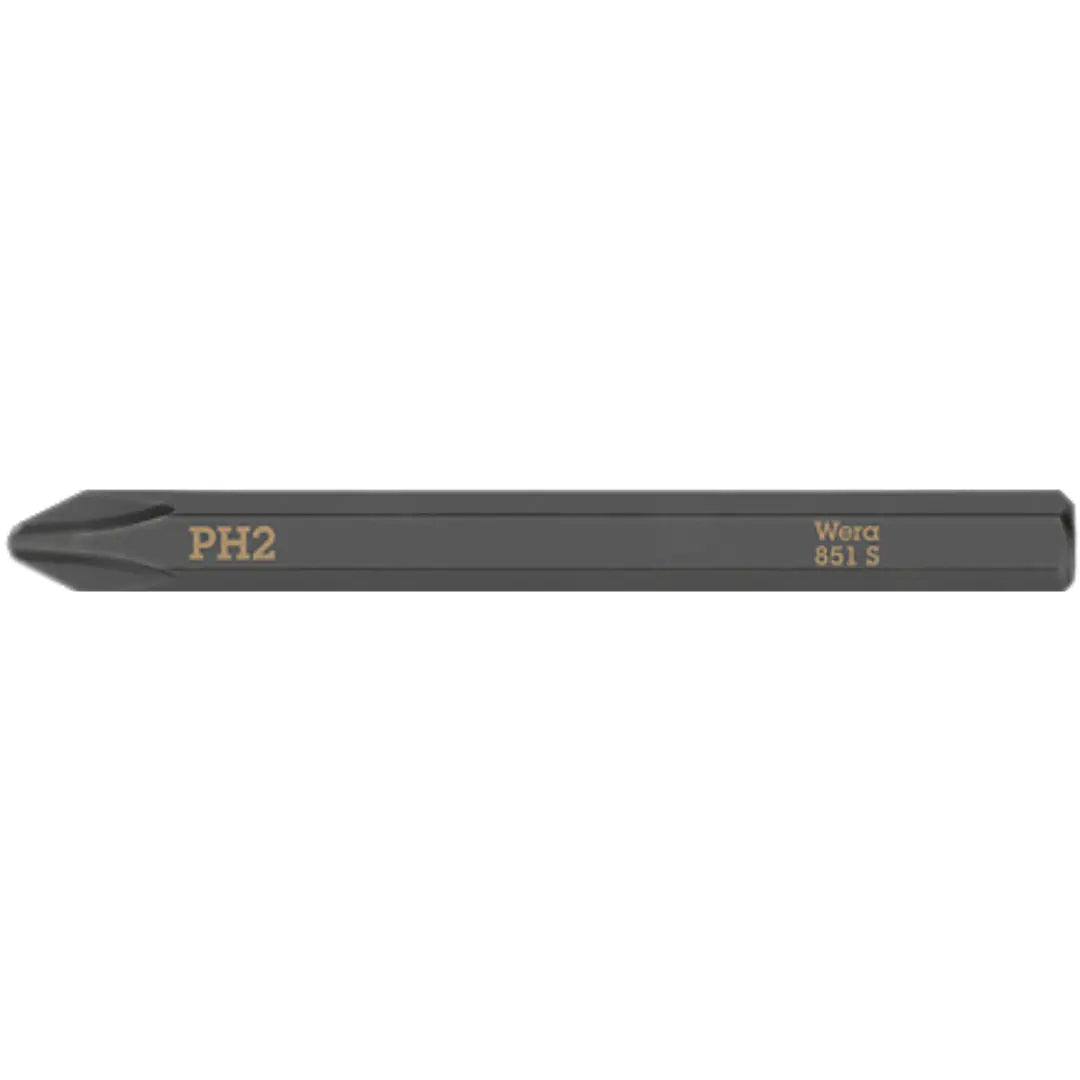 WERA 851 S Phillips 1 bit for impact screwdrivers 05018160001 Wera