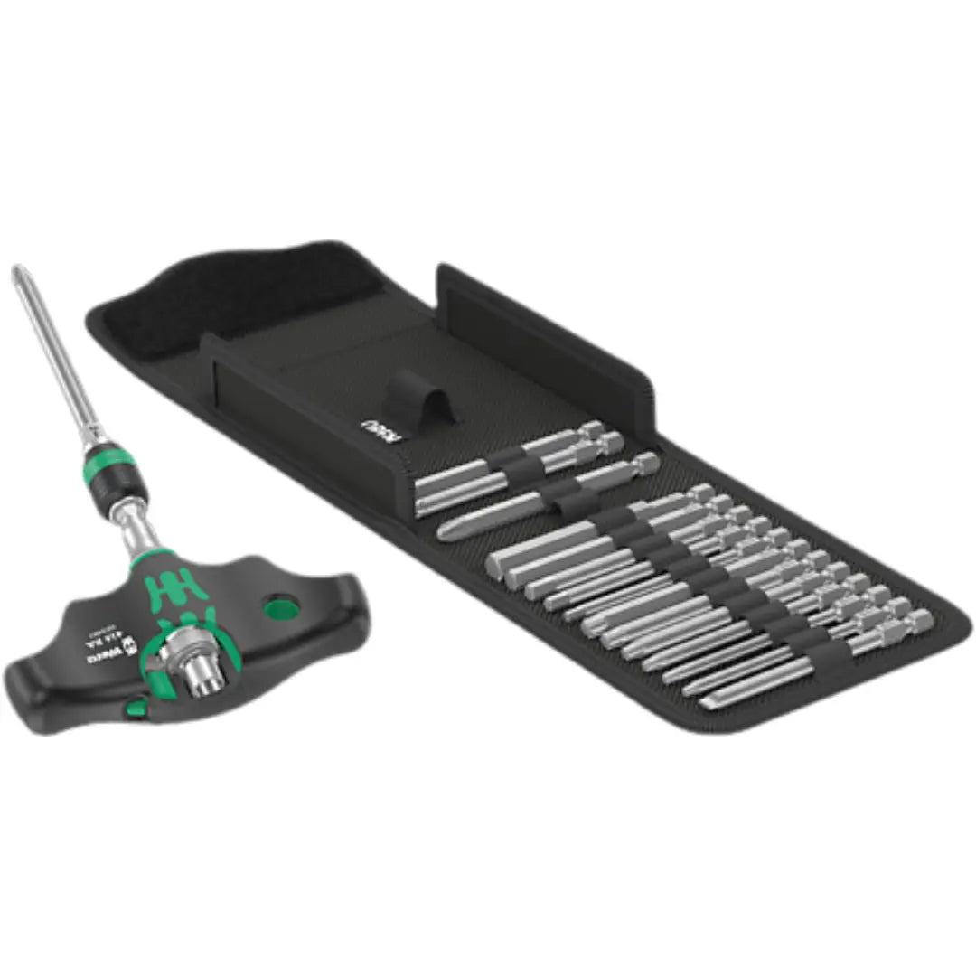 WERA Kraftform Kompakt 400 RA Imperial Set 1, 17 pieces 05057473001 Wera