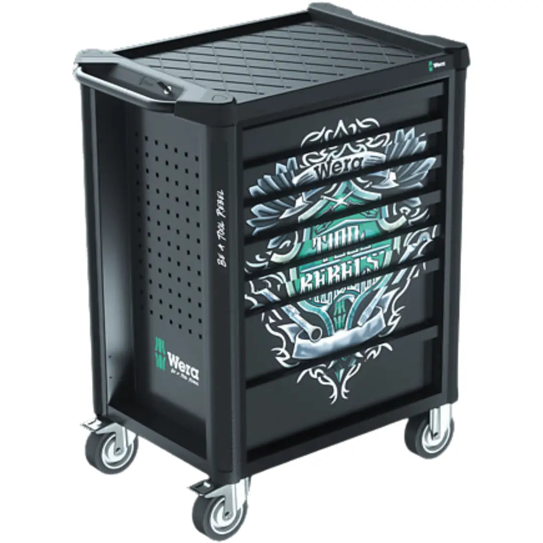 Wera 9700 Tool Rebel Roller Cabinet 1 with 94 Pieces - WE 05150130001 Wera