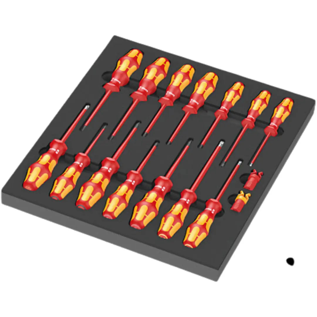 WERA 9711 Foam insert VDE screwdriver set 1, 16 pieces 05150102001 Wera