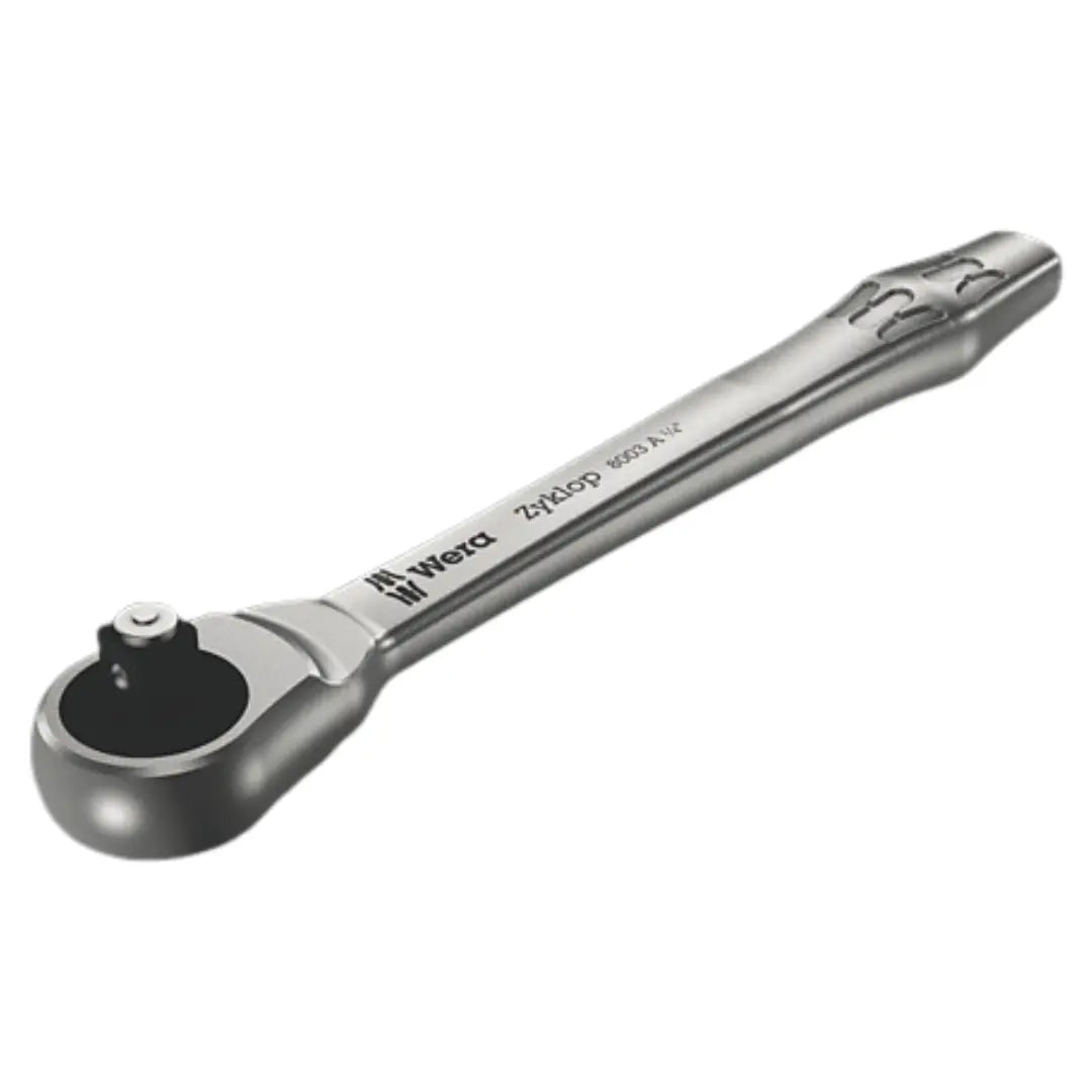 Wera 8003 A ZYKLOP METAL RATCHET 1/4 FULL METAL RATCHET WITH PUSH-THROUGH SQUARE 05004003001 Wera