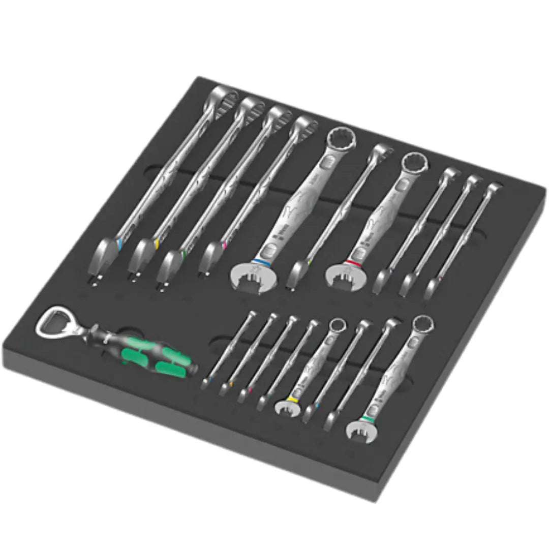 WERA 9731 Foam insert 6003 Joker set 1, 19 pieces 05150121001 Wera