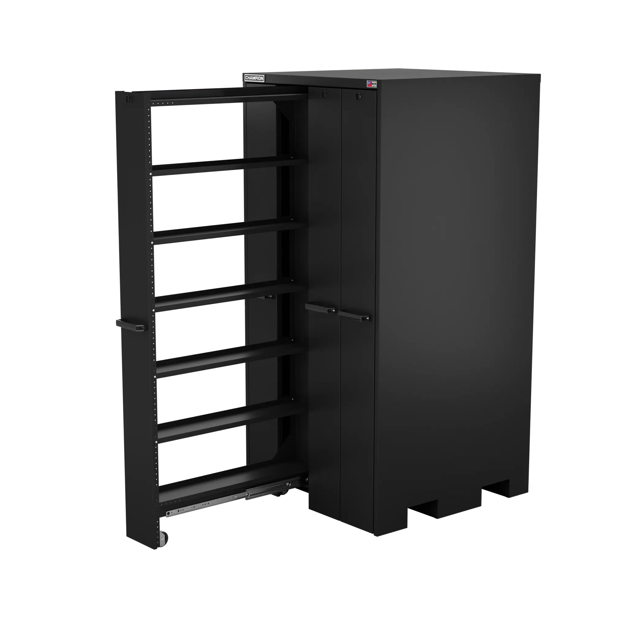 Champion Tool 4-Drawer Vertical Storage Cabinet with 5 Standard Shelves Per Drawer, 40 W x 84 H x 41 D in - CM VSC05 Champion Tool Storage