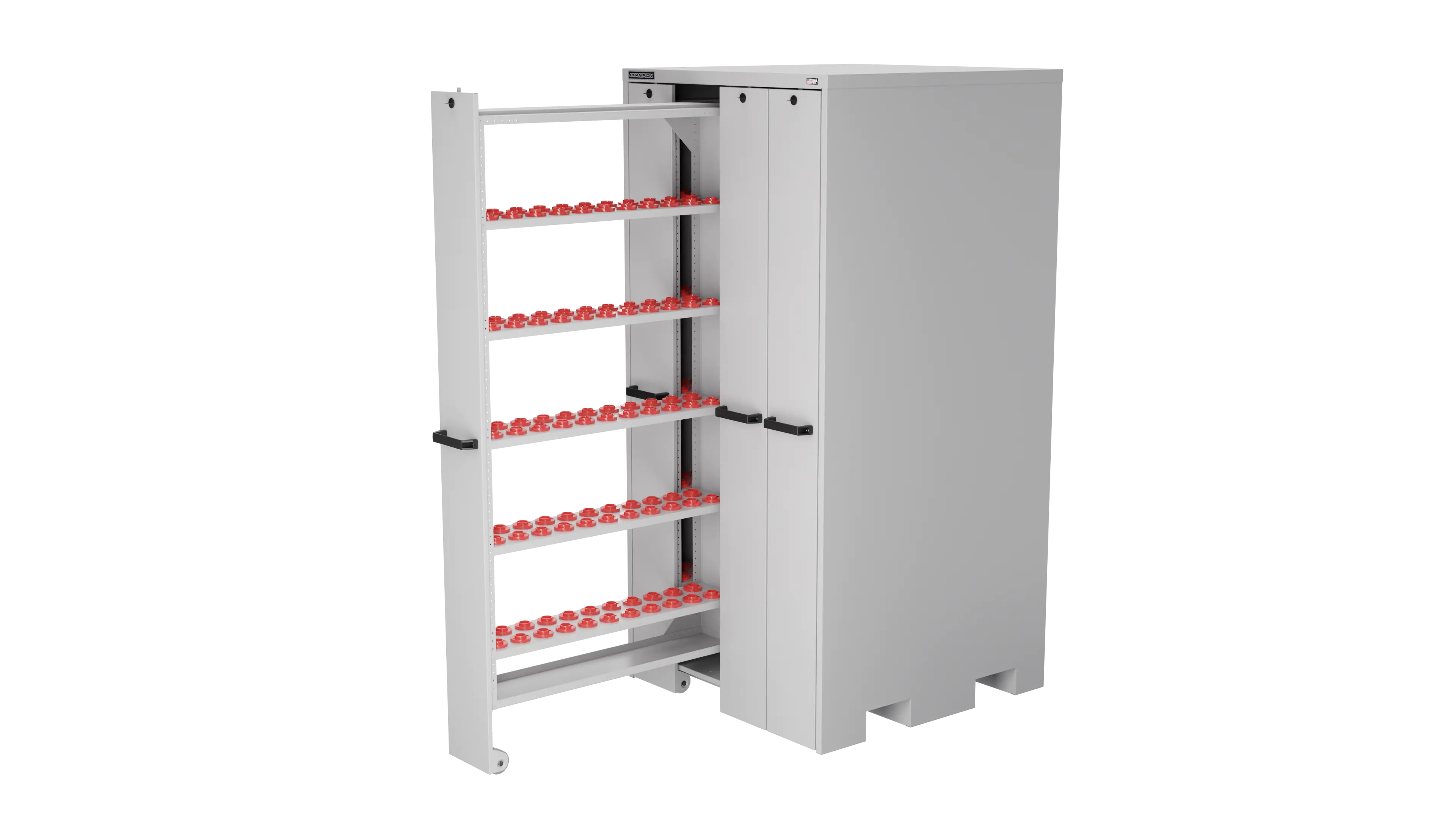 Champion Tool 4-Drawer Vertical Storage Cabinet with 440 CAT30 Tool Capacity, 40 W x 84 H x 41 D in - CM VSC30 Champion Tool Storage