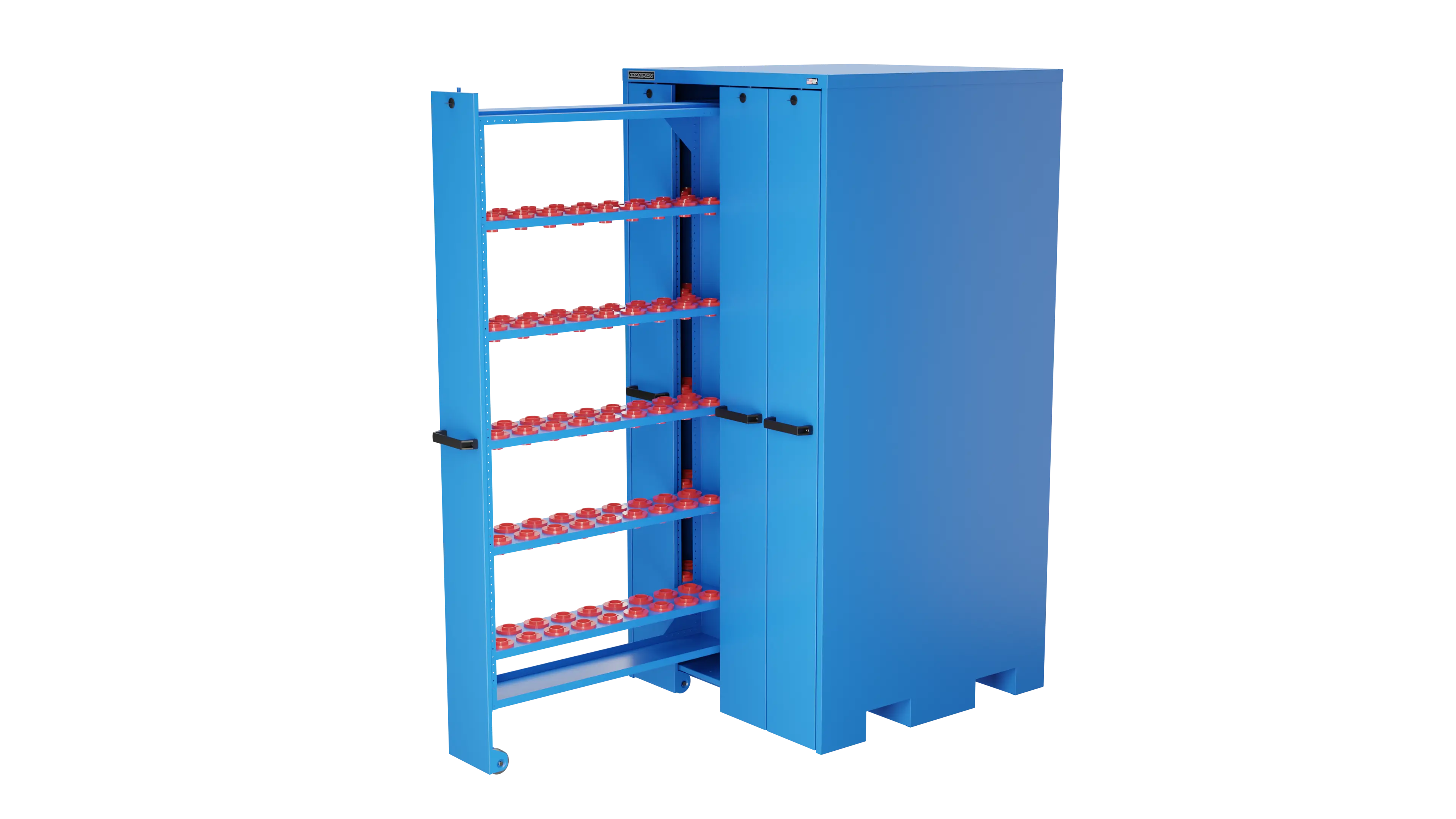 Champion Tool 4-Drawer Vertical Storage Cabinet with 360 CAT40 Tool Capacity, 40 W x 84 H x 41 D in - CM VSC40 Champion Tool Storage