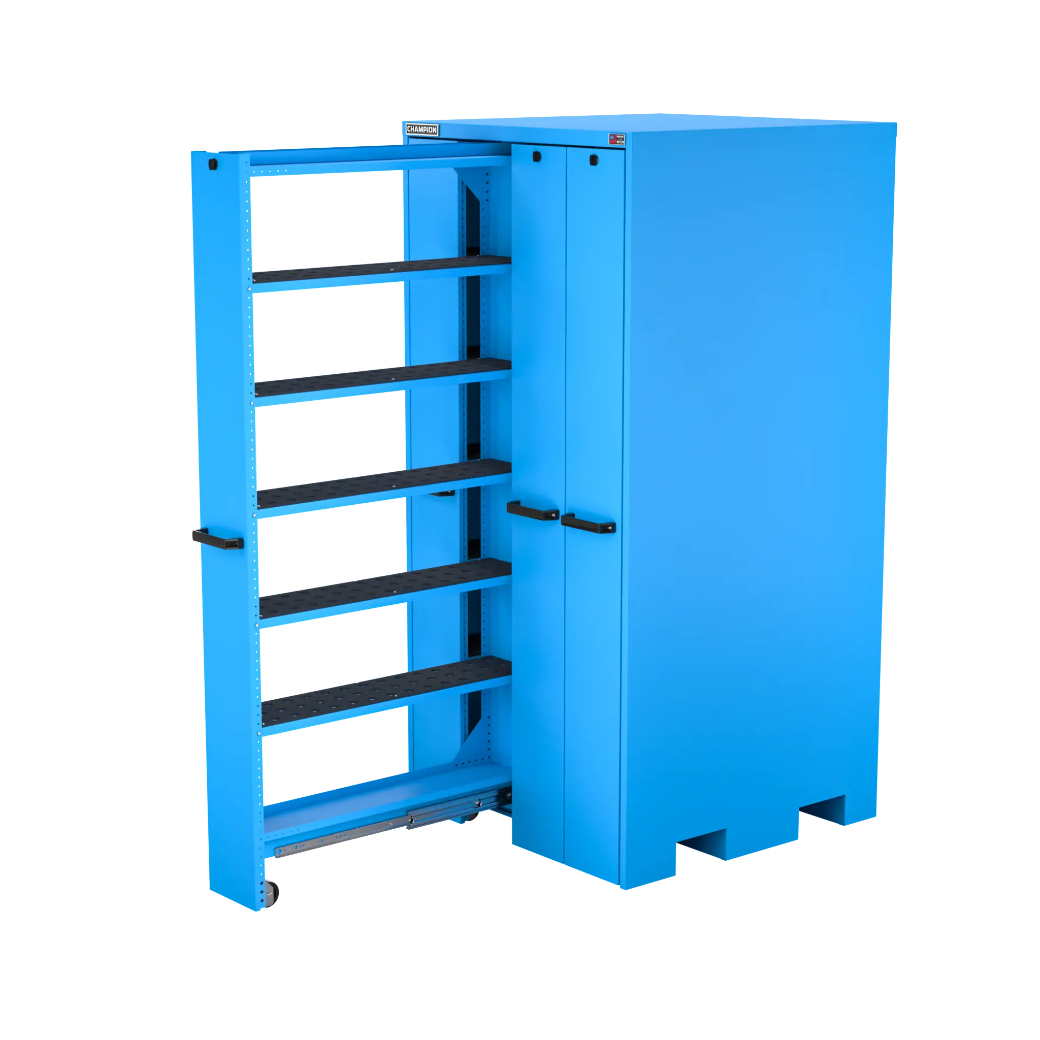 Champion Tool 4-Drawer Vertical Storage Cabinet with 480 Capto C4 Tool Capacity, 40 W x 84 H x 41 D in - CM VSCC4 Champion Tool Storage