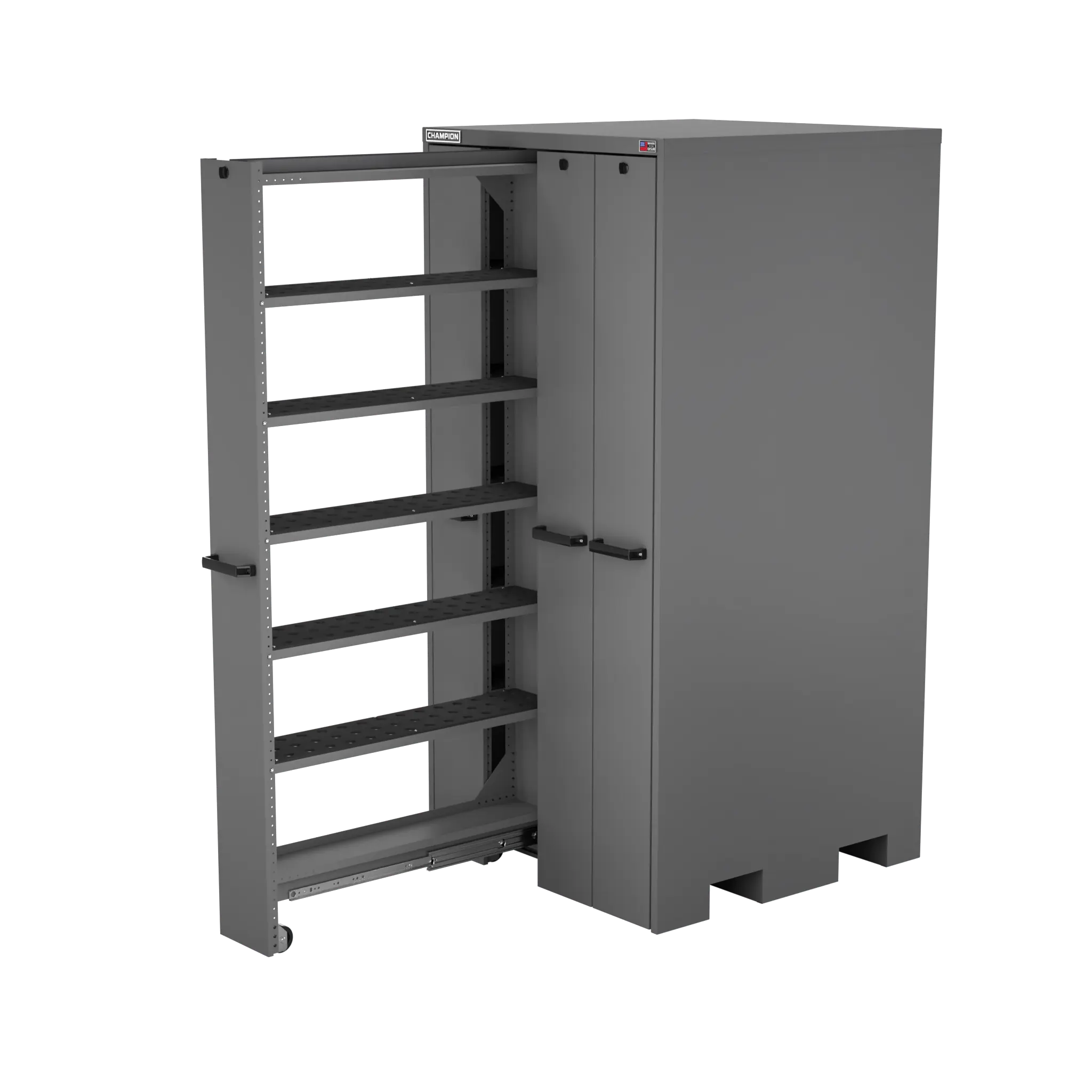 Champion Tool 4-Drawer Vertical Storage Cabinet with 480 Capto C4 Tool Capacity, 40 W x 84 H x 41 D in - CM VSCC4 Champion Tool Storage