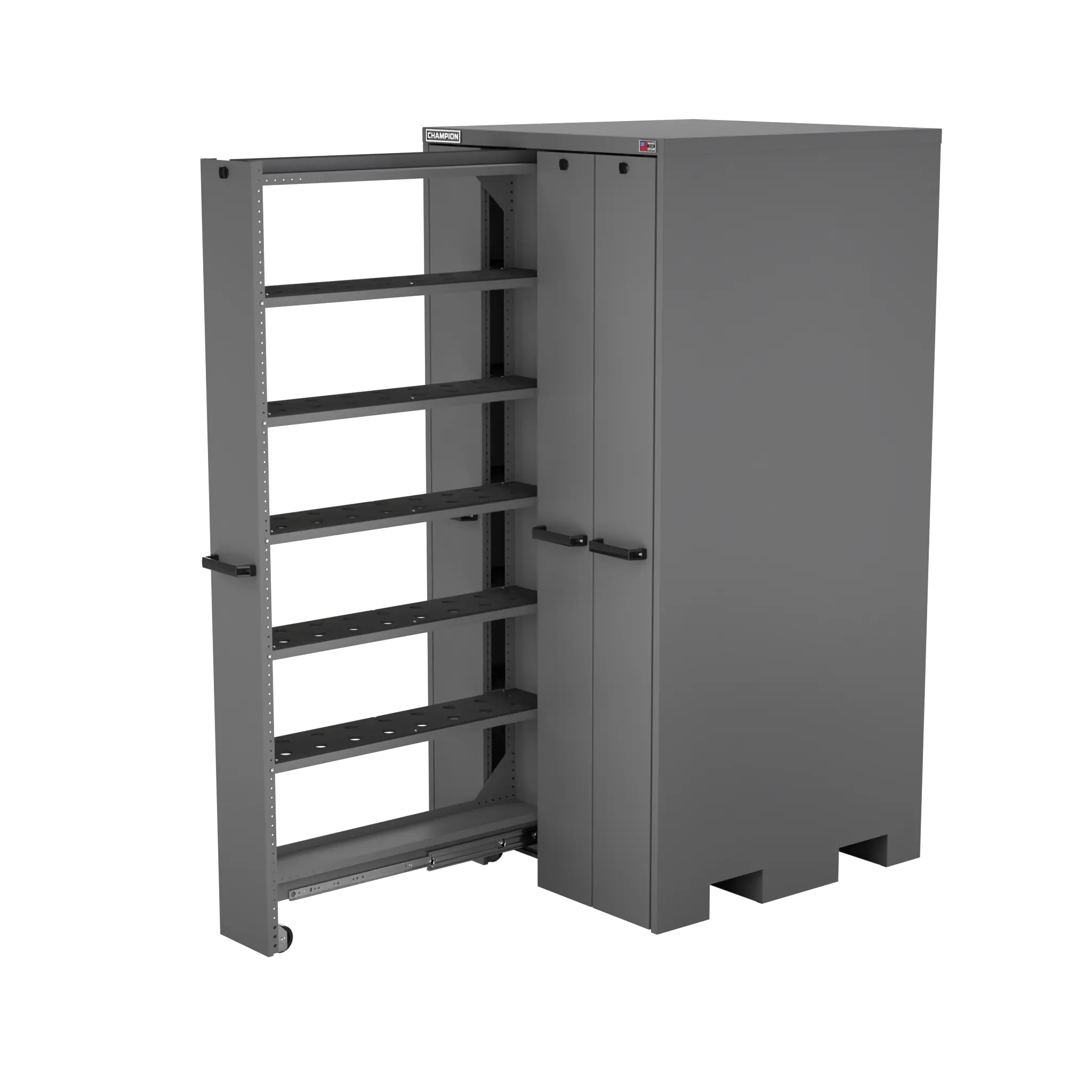 Champion Tool 4-Drawer Vertical Storage Cabinet with 440 Capto C5 Tool Capacity, 40 W x 84 H x 41 D in - CM VSCC5 Champion Tool Storage