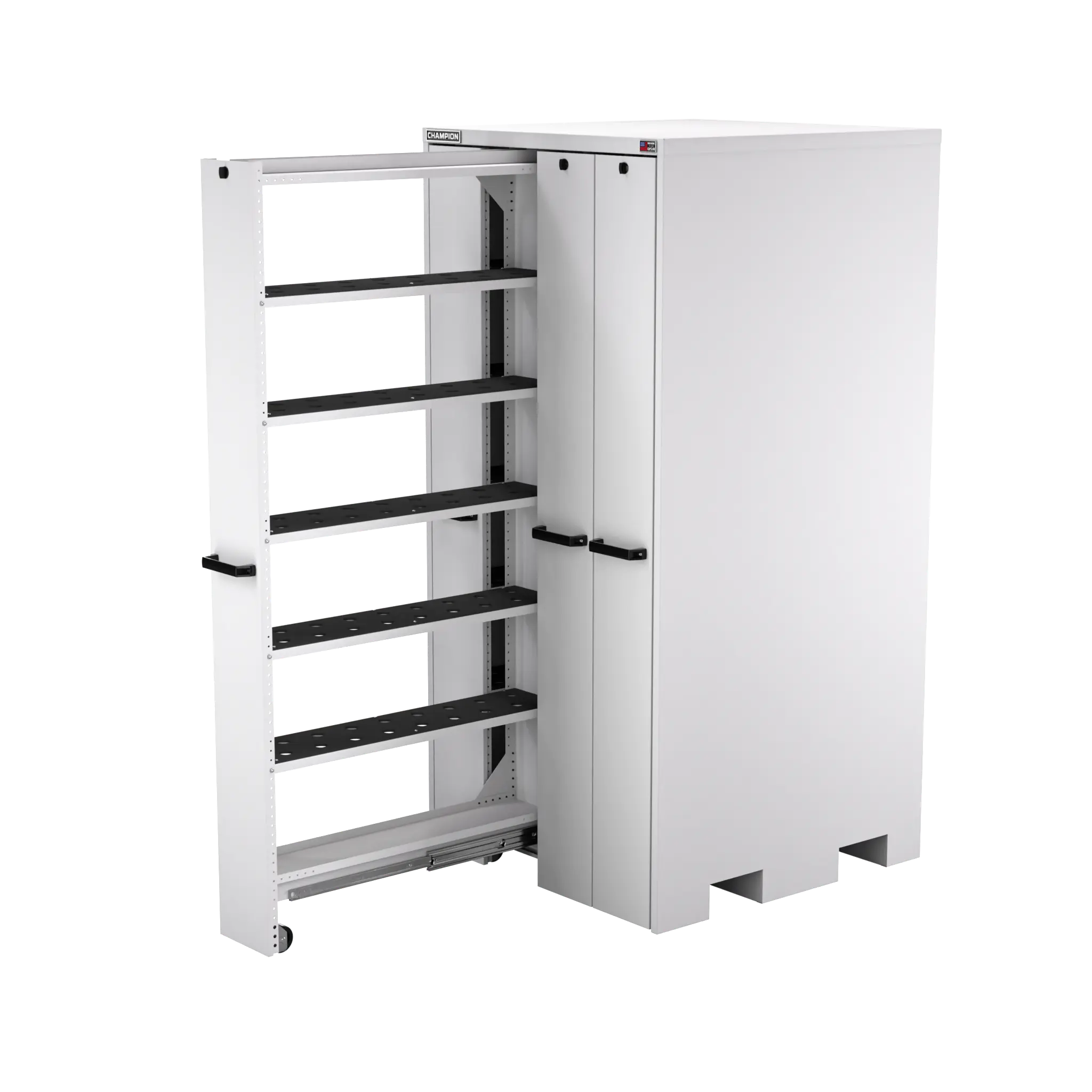 Champion Tool 4-Drawer Vertical Storage Cabinet with 440 Capto C5 Tool Capacity, 40 W x 84 H x 41 D in - CM VSCC5 Champion Tool Storage