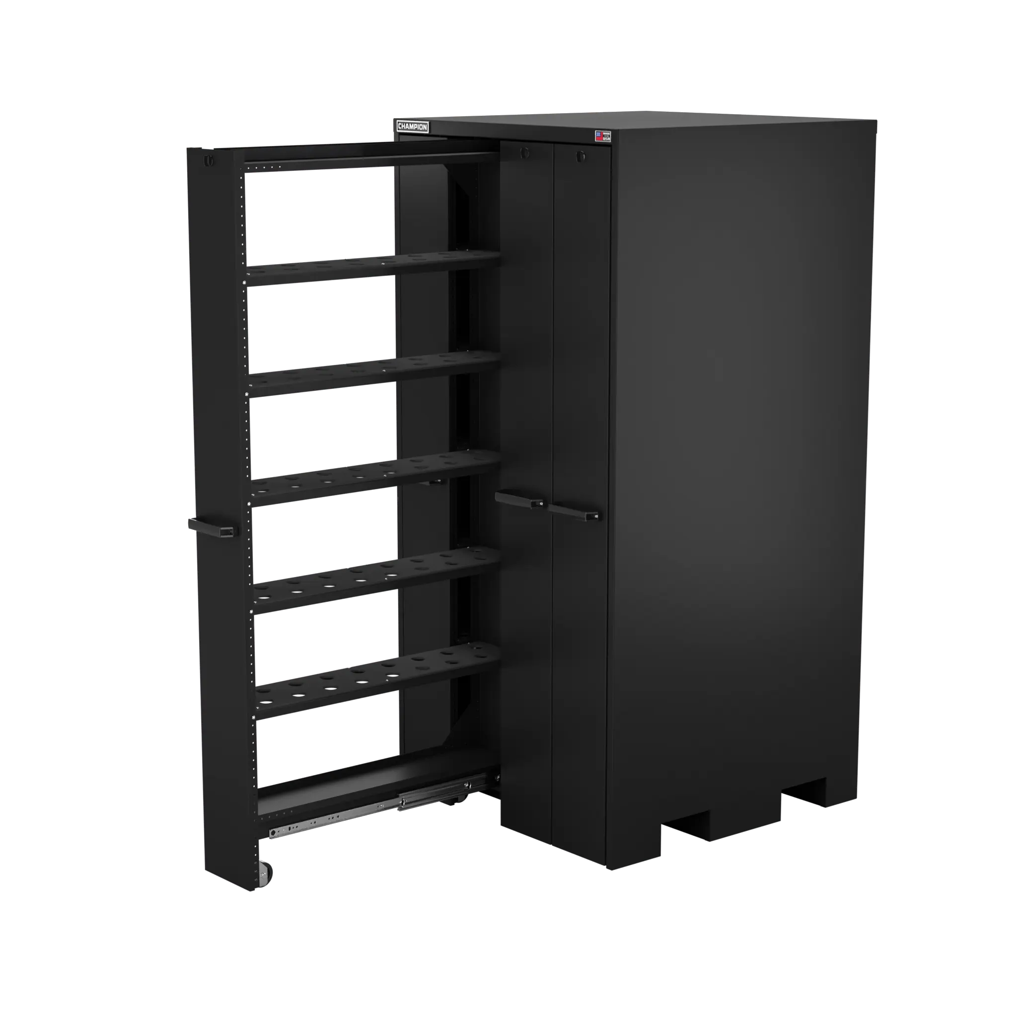 Champion Tool 4-Drawer Vertical Storage Cabinet with 400 Capto C6 Tool Capacity, 40 W x 84 H x 41 D in - CM VSCC6 Champion Tool Storage