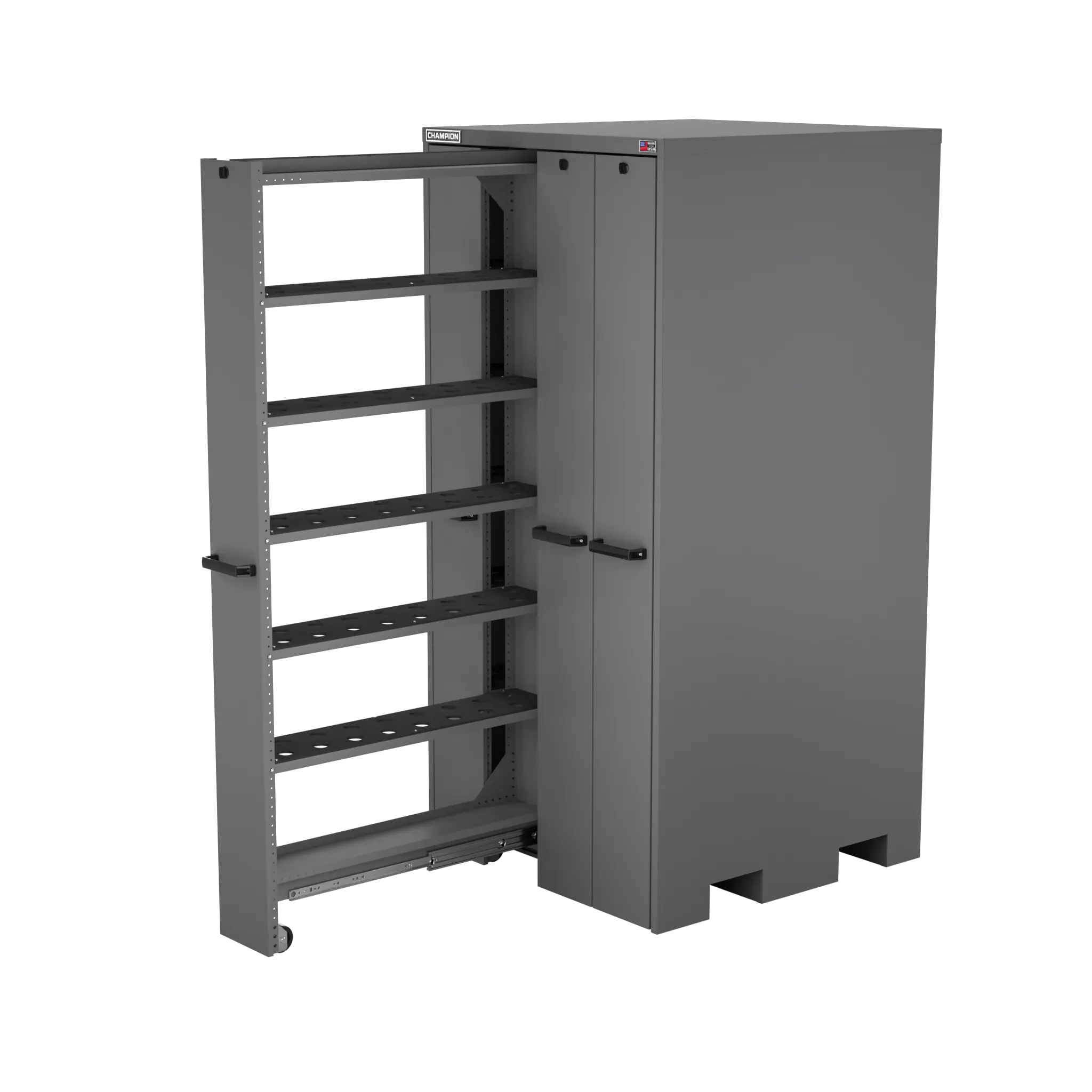 Champion Tool 4-Drawer Vertical Storage Cabinet with 400 Capto C6 Tool Capacity, 40 W x 84 H x 41 D in - CM VSCC6 Champion Tool Storage