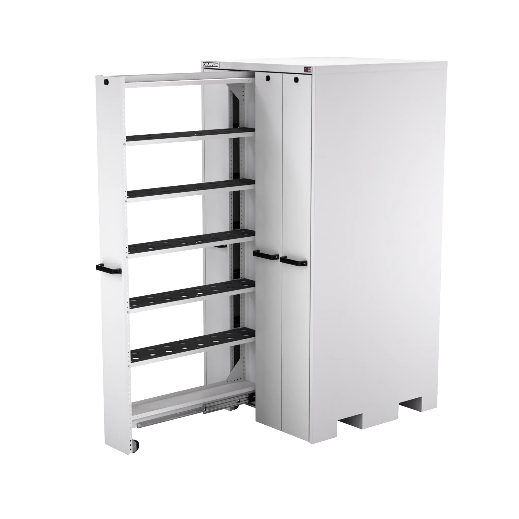 Champion Tool 4-Drawer Vertical Storage Cabinet with 400 Capto C6 Tool Capacity, 40 W x 84 H x 41 D in - CM VSCC6 Champion Tool Storage