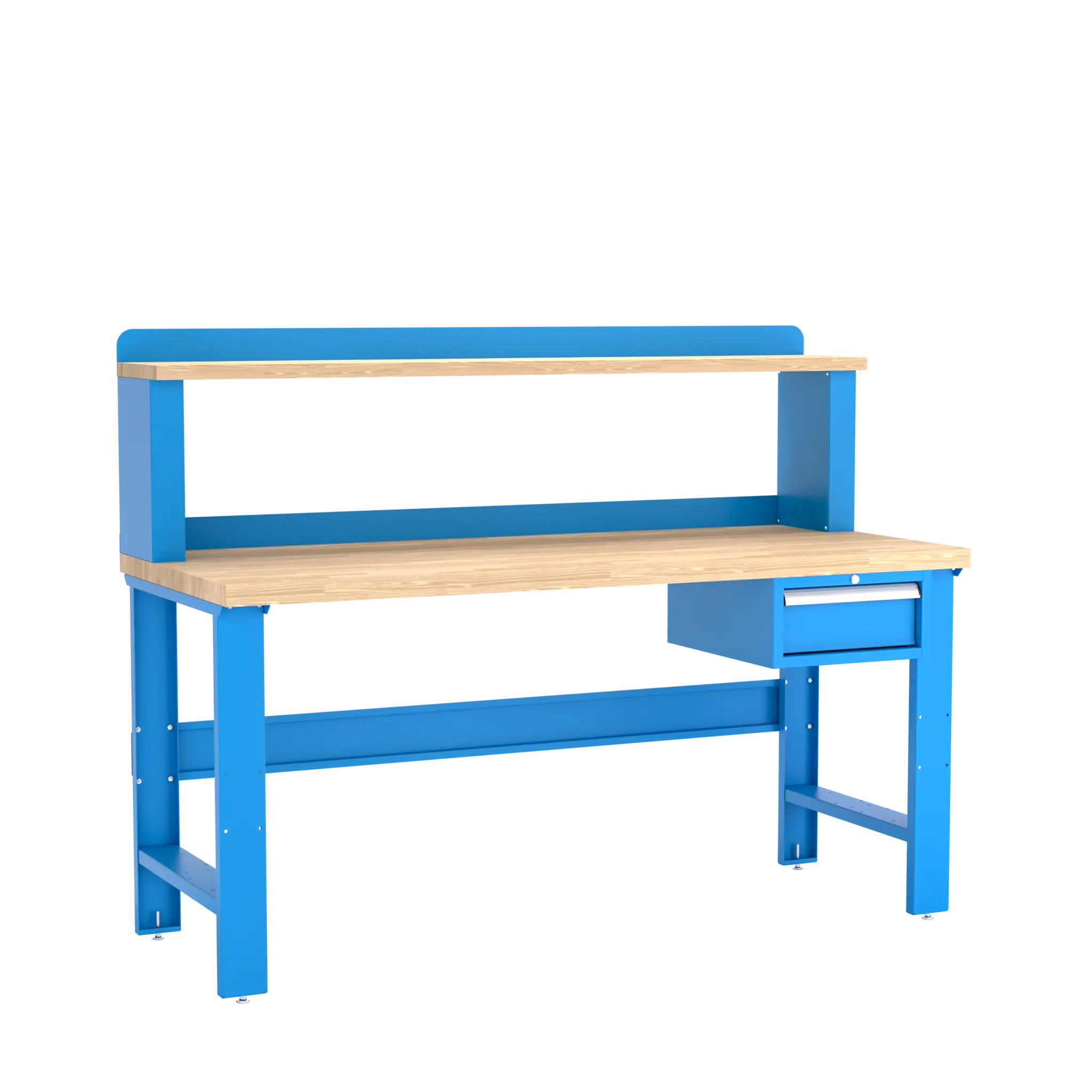 Champion Tool 12 Riser Single Drawer Workbench, 72 W x 35-1/4 H x 30 D in - CM WB101-B7230 Champion Tool Storage