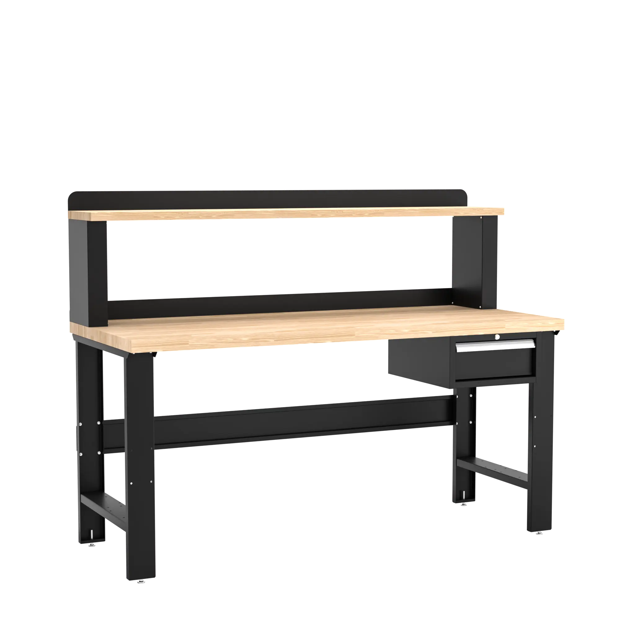 Champion Tool 12 Riser Single Drawer Workbench, 72 W x 35-1/4 H x 30 D in - CM WB101-B7230 Champion Tool Storage