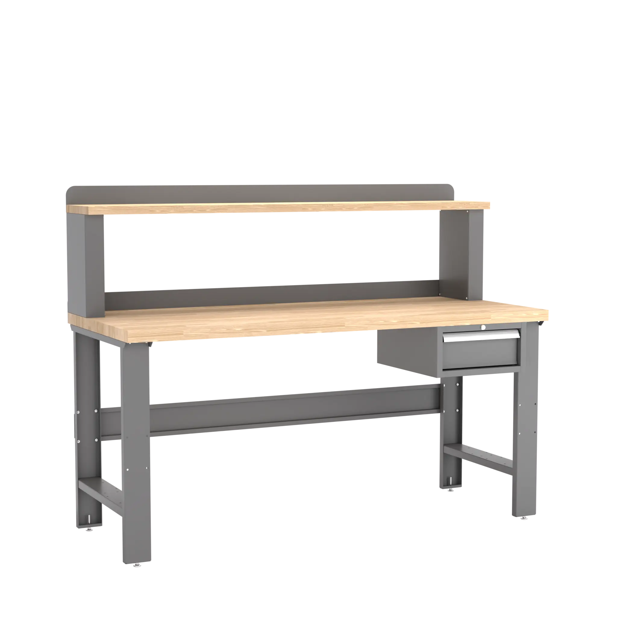 Champion Tool 12 Riser Single Drawer Workbench, 72 W x 35-1/4 H x 30 D in - CM WB101-B7230 Champion Tool Storage