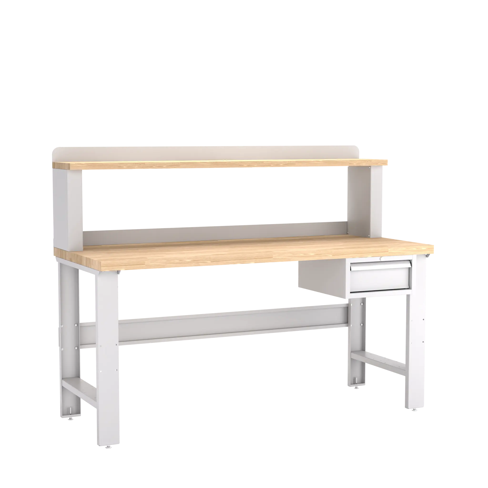 Champion Tool 12 Riser Single Drawer Workbench, 72 W x 35-1/4 H x 30 D in - CM WB101-B7230 Champion Tool Storage