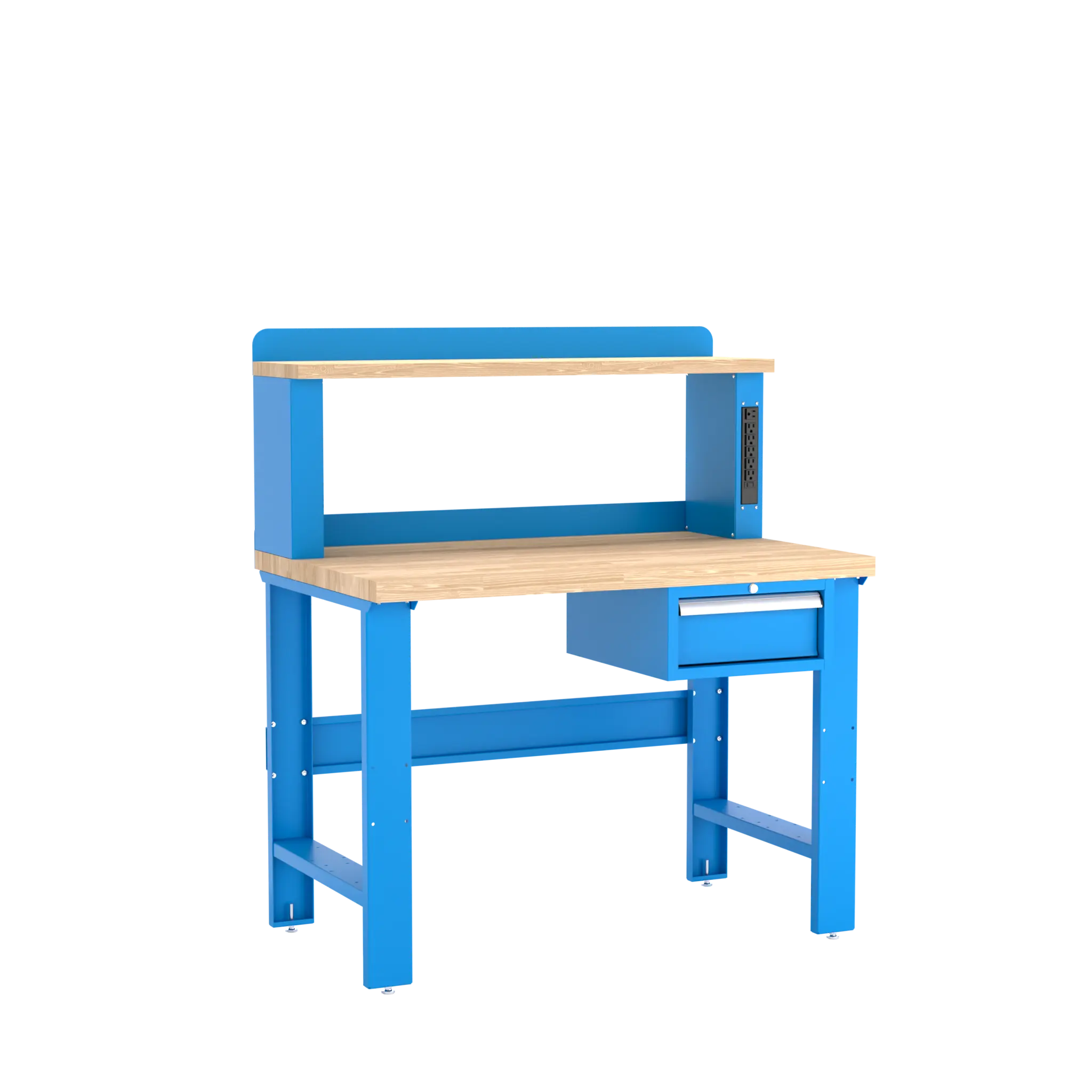 Champion Tool 12 Power Riser Single Drawer Workbench, 48 W x 35-1/4 H x 30 D in - CM WB102-B4830 Champion Tool Storage