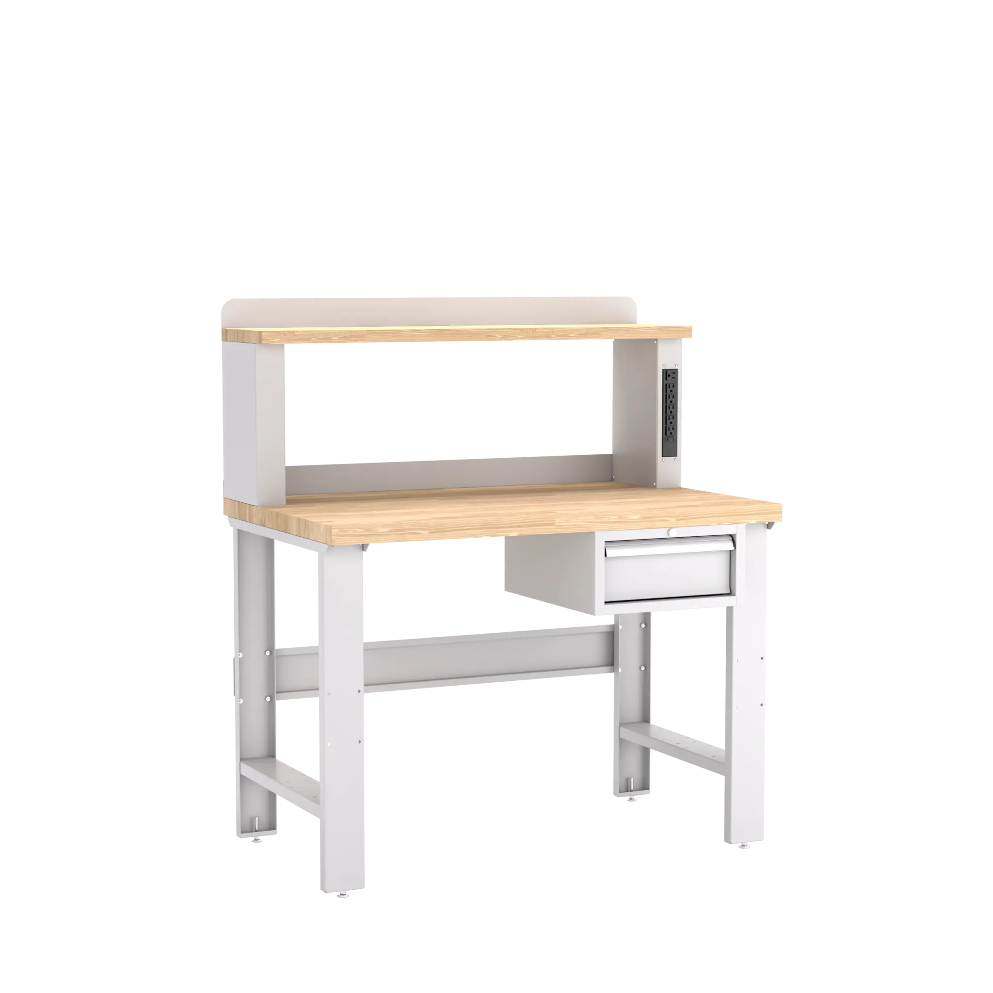 Champion Tool 12 Power Riser Single Drawer Workbench, 48 W x 35-1/4 H x 30 D in - CM WB102-B4830 Champion Tool Storage