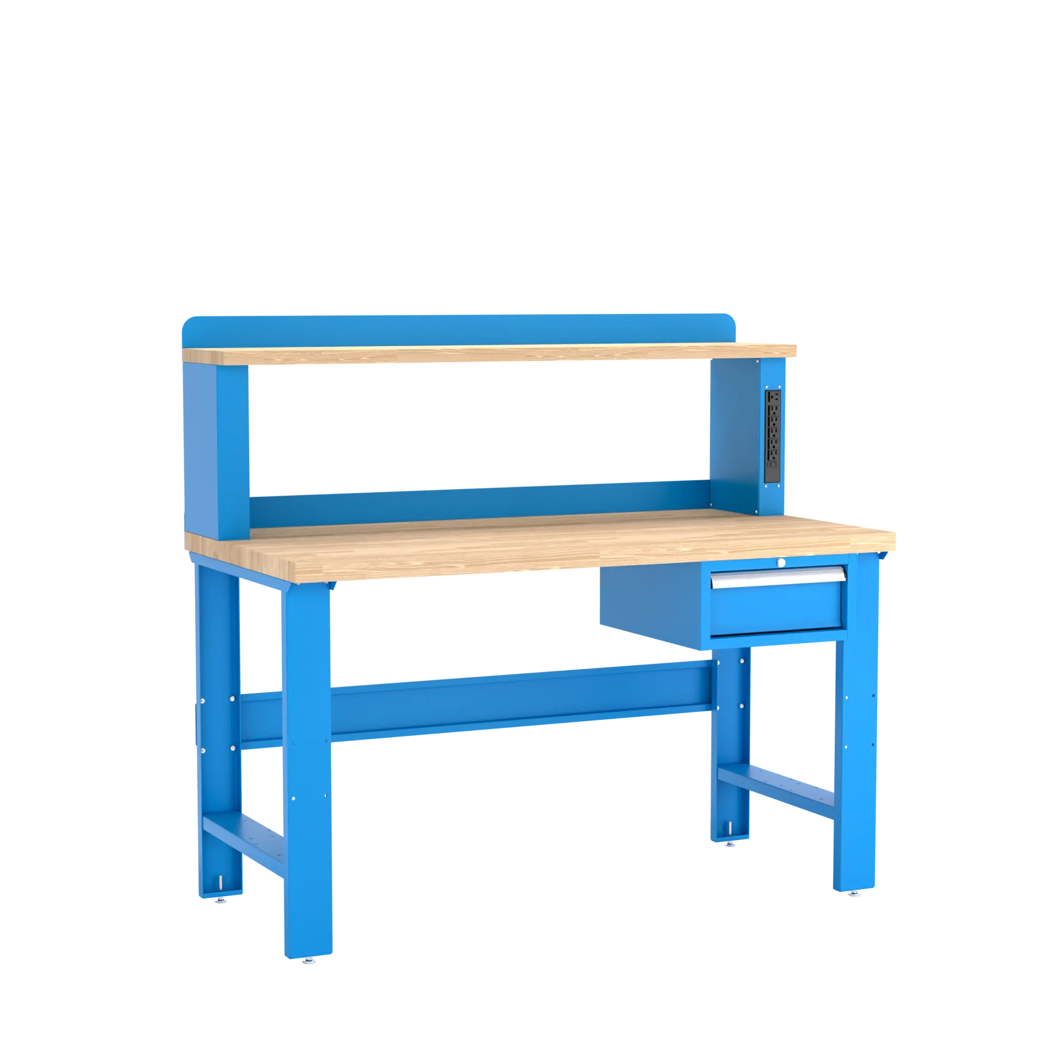 Champion Tool 12 Power Riser Single Drawer Workbench, 60 W x 35-1/4 H x 30 D in - CM WB102-B6030 Champion Tool Storage