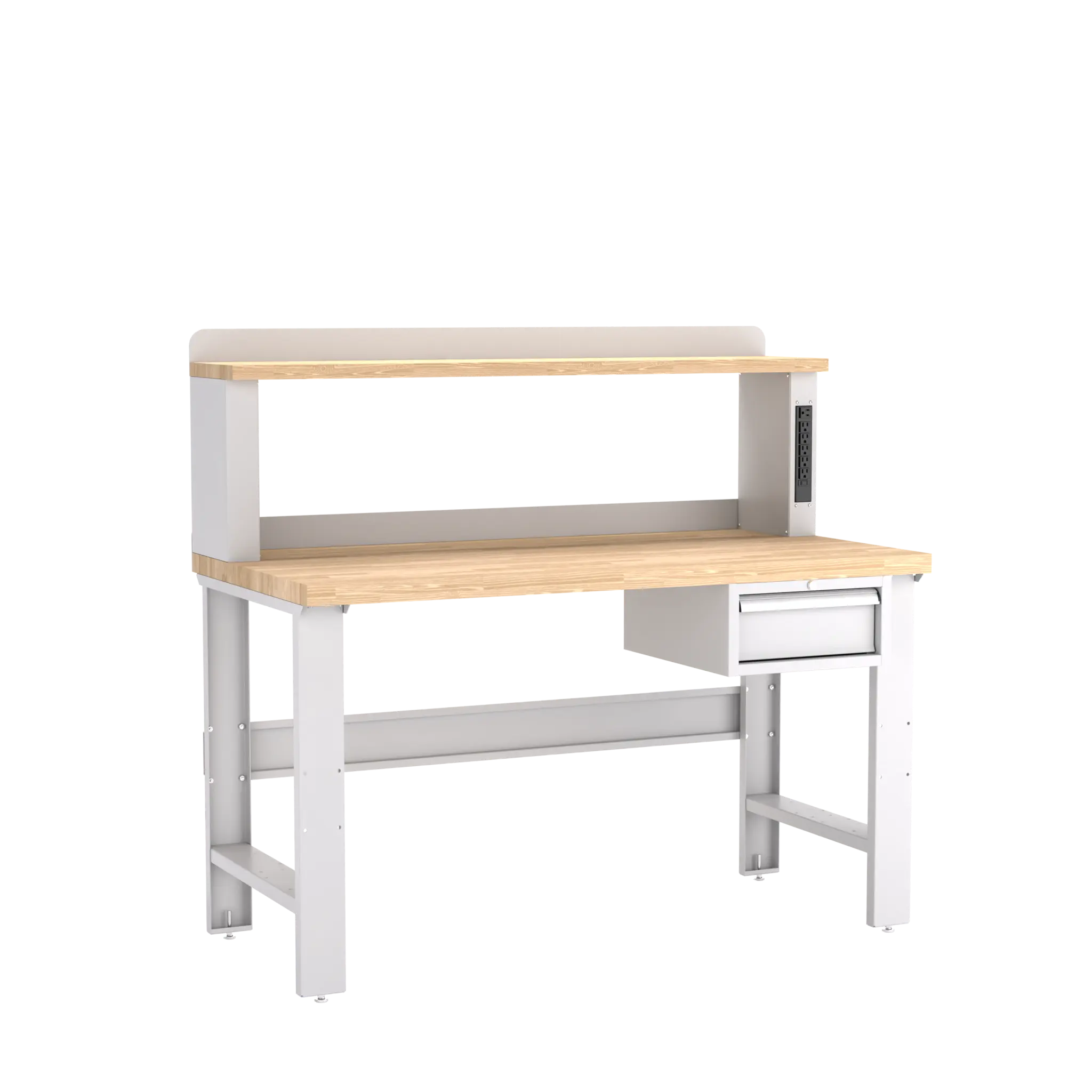 Champion Tool 12 Power Riser Single Drawer Workbench, 60 W x 35-1/4 H x 30 D in - CM WB102-B6030 Champion Tool Storage