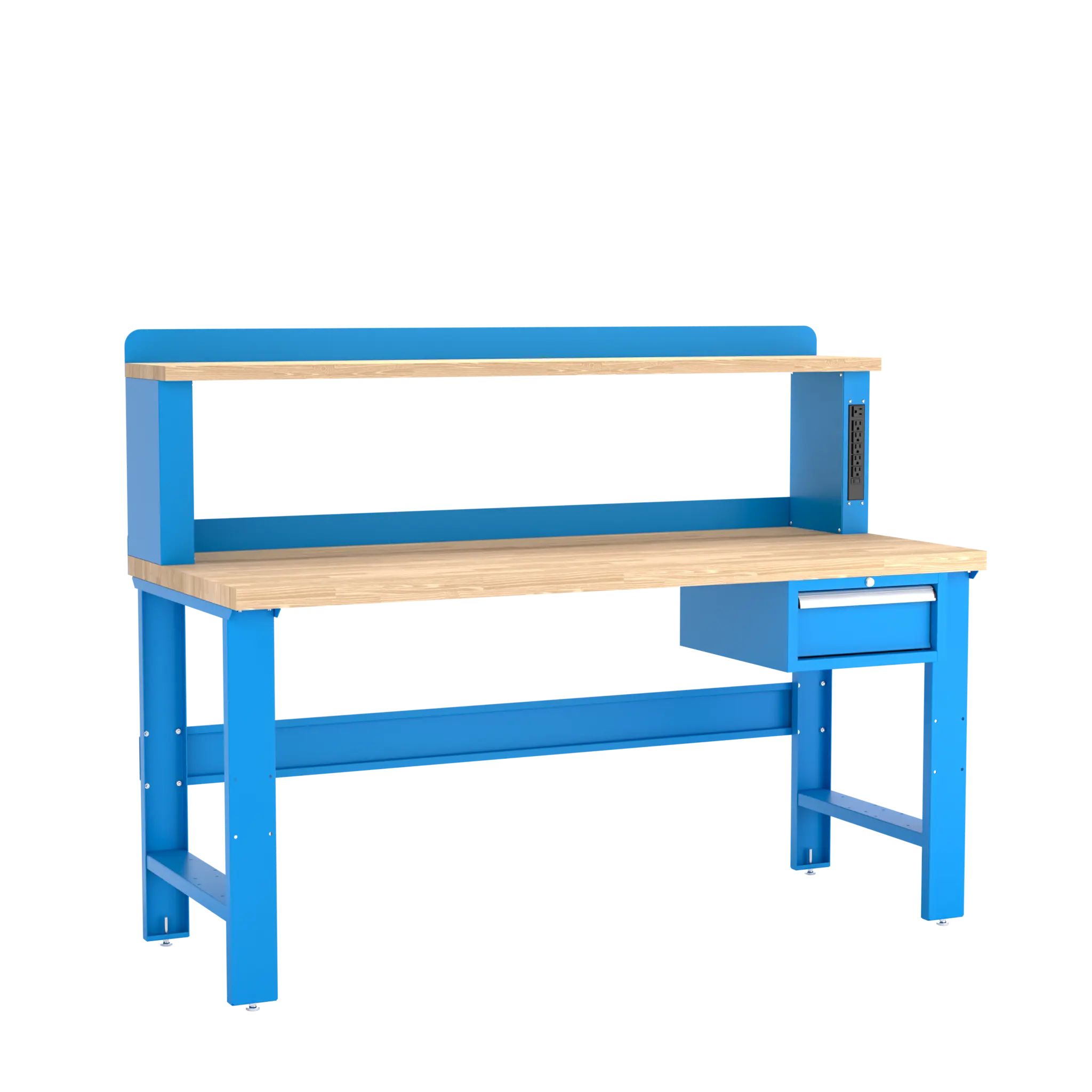Champion Tool 12 Power Riser Single Drawer Workbench, 72 W x 35-1/4 H x 30 D in - CM WB102-B7230 Champion Tool Storage